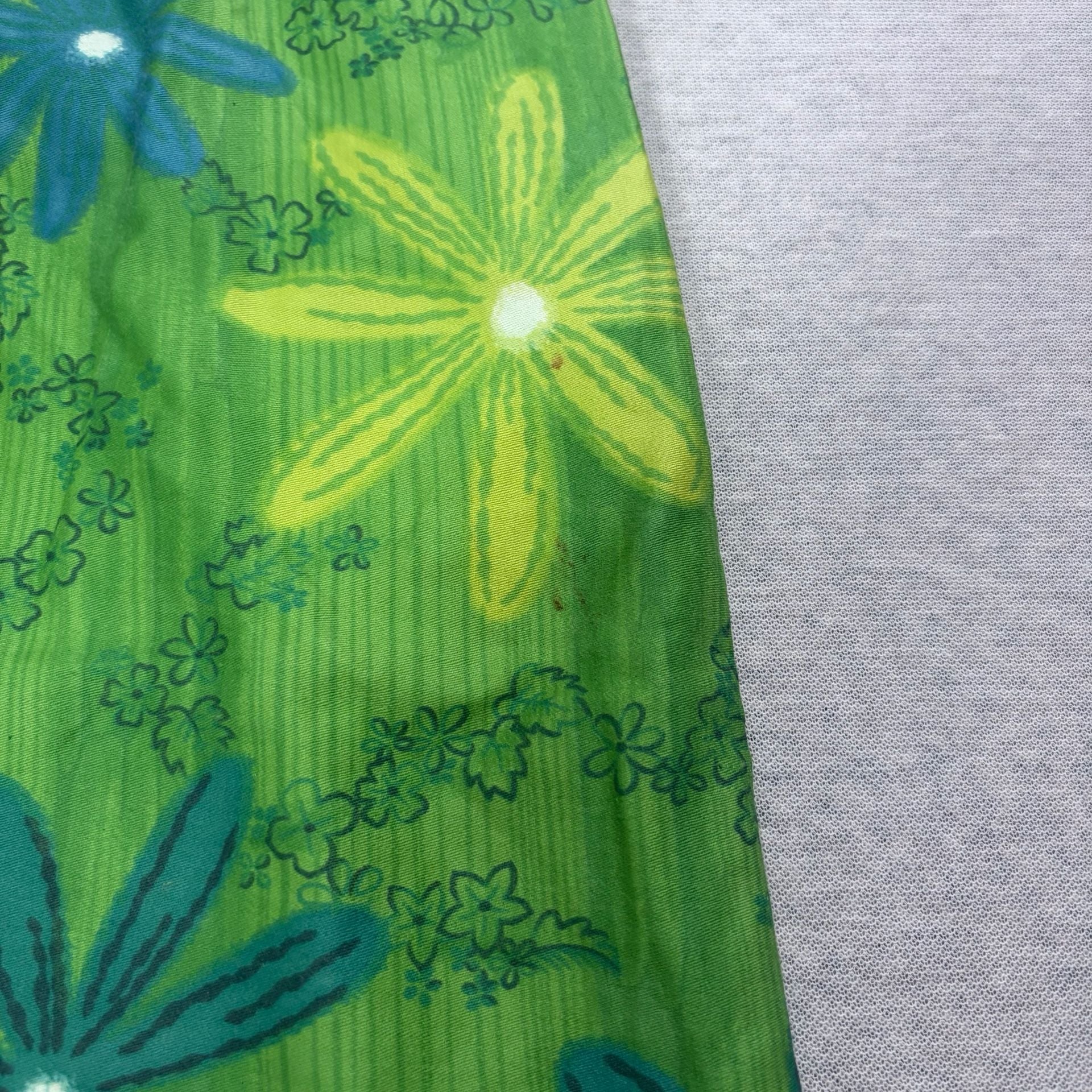 Royal Hawaiian Vintage Floral Maxi Dress Size L Green 6