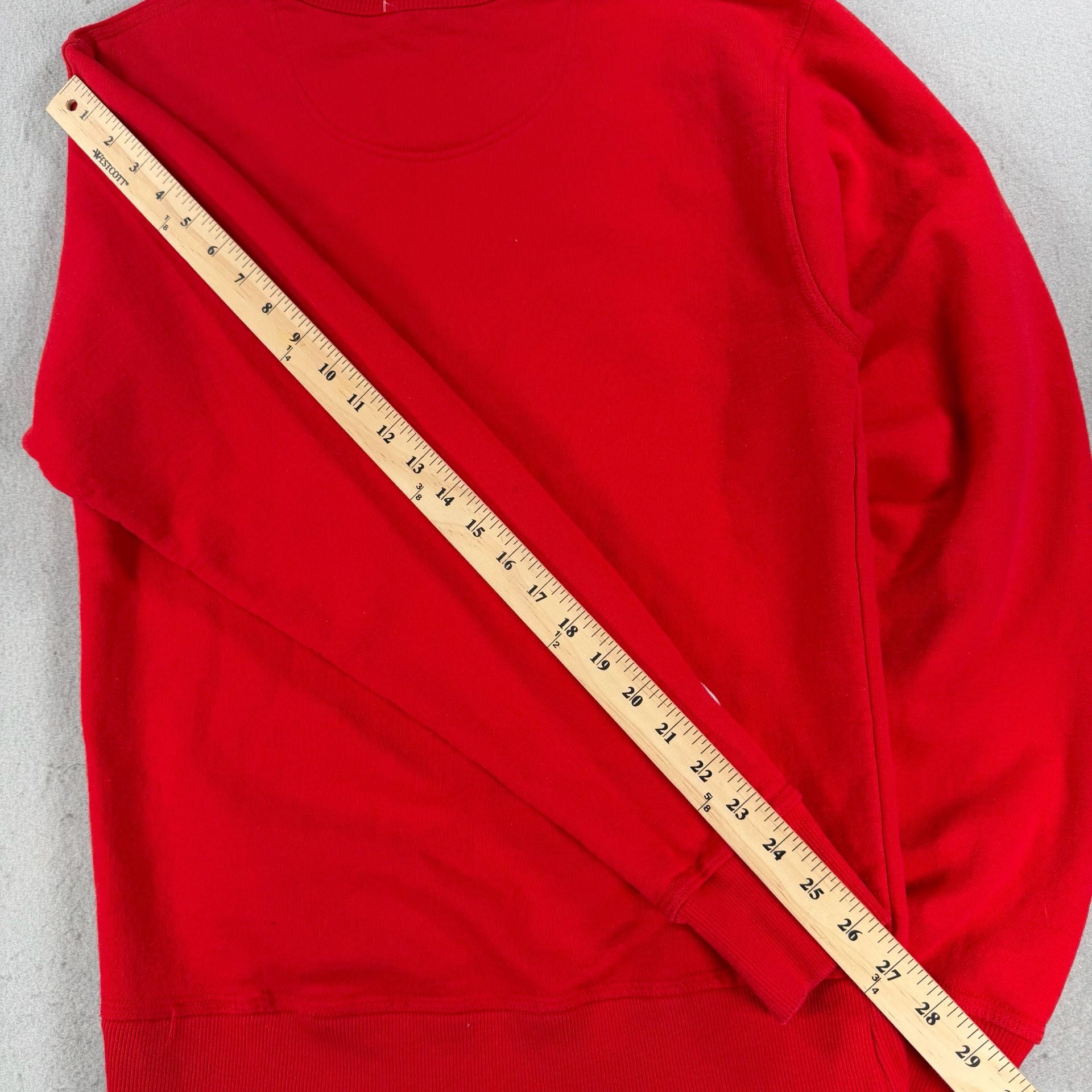 Vintage Champion Crewneck Sweatshirt Red Long Sleeve 9