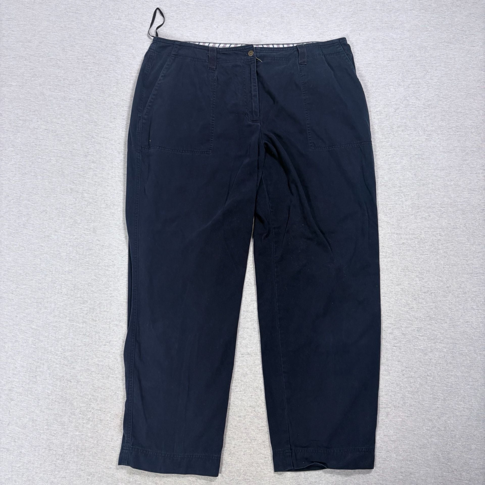 Lauren Ralph Lauren Pants Size 20W Navy Blue Cotton Utility 2