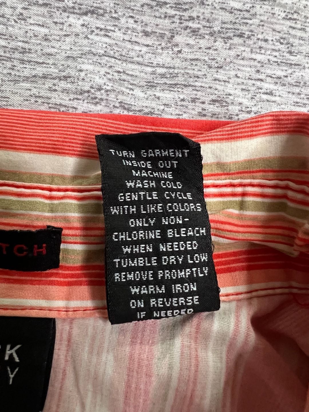 New York & Company Citystretch Women’s Striped Button Down Blouse Size M 10