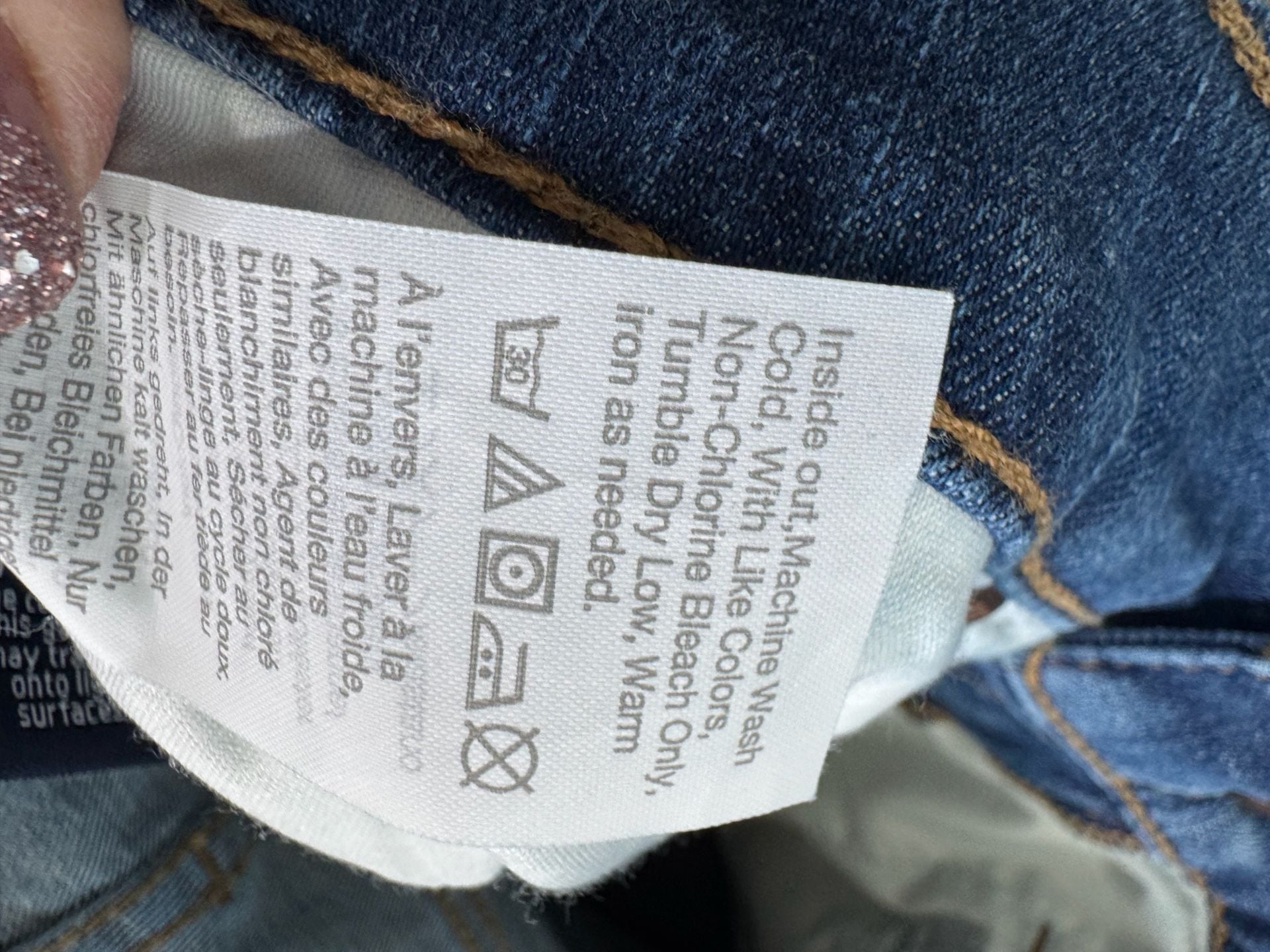 Madewell 10” High Rise Skinny Jeans Drop Step Hem Distressed Blue Size 28 16