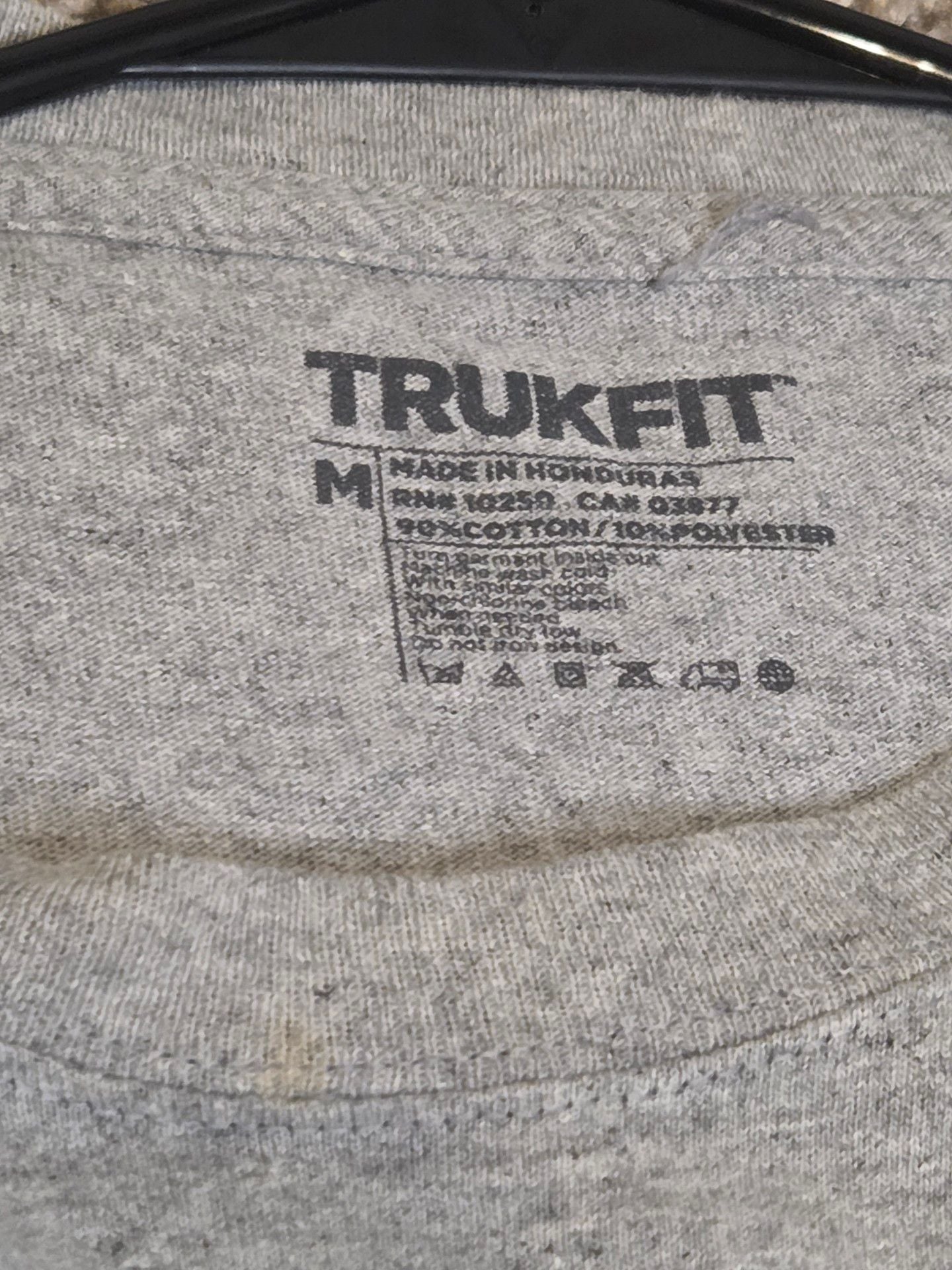 Trukfit Graphic T-Shirt Size M Grey 17 Money Bag 5