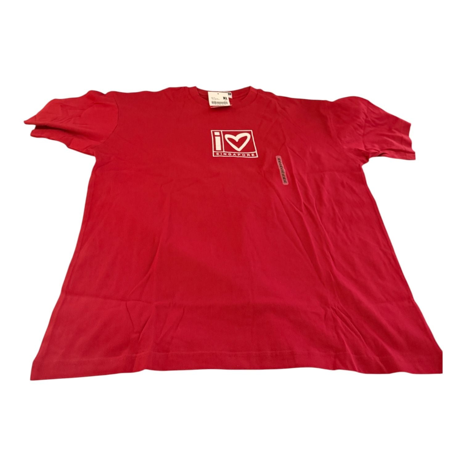 Giordano NDP Tee Size XL Red I Love Singapore Graphic T-Shirt New 2