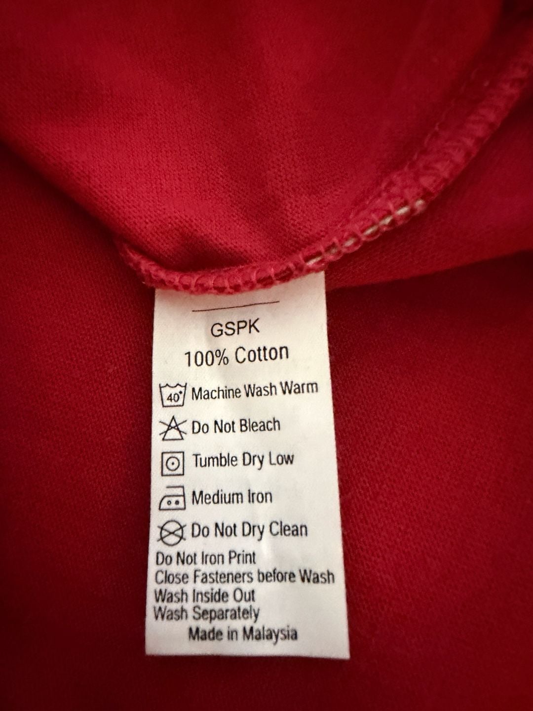 Giordano NDP Tee Size XL Red I Love Singapore Graphic T-Shirt New 9