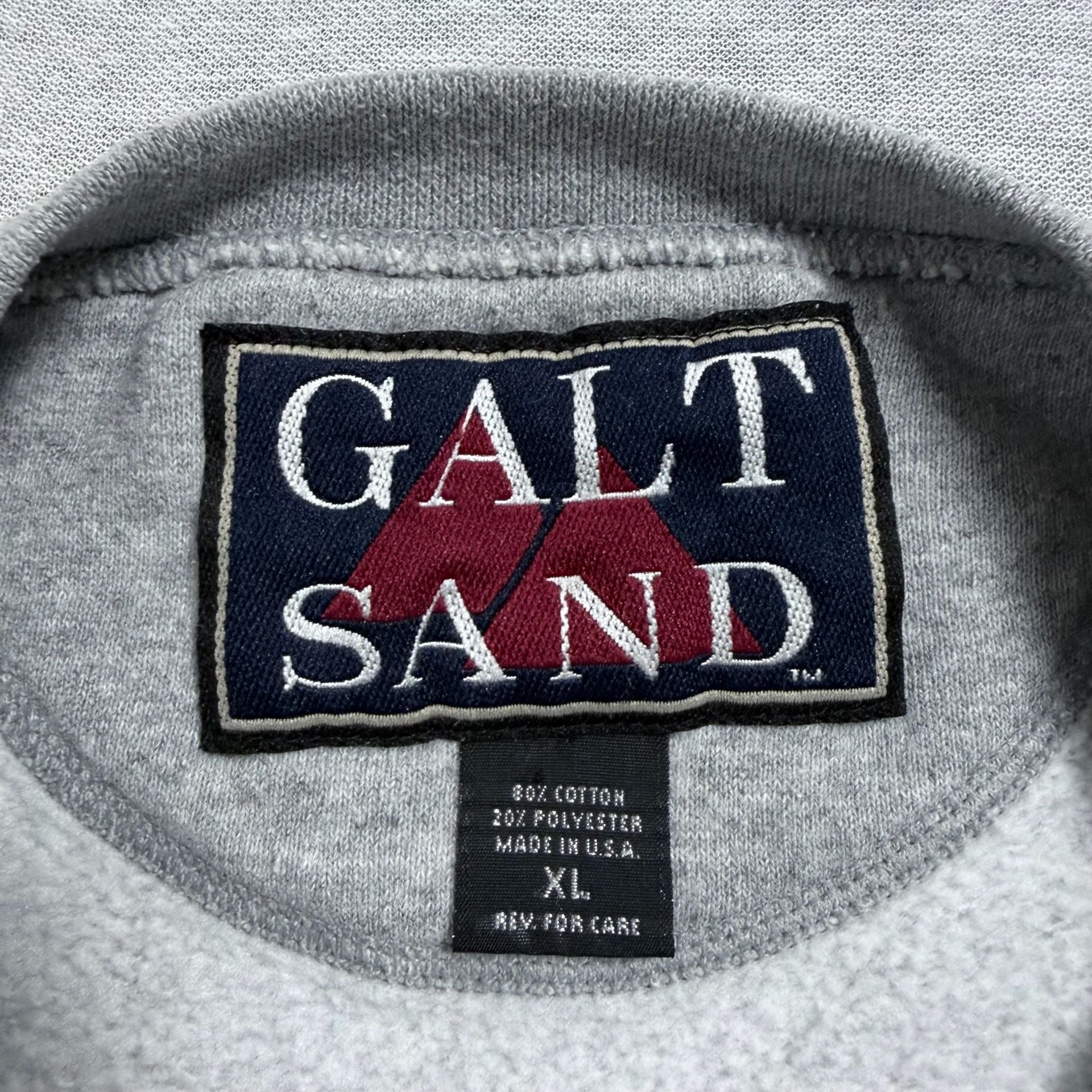 Galt Sand New England Patriots AFC Champions Sweatshirt Size XL Grey 1997 4