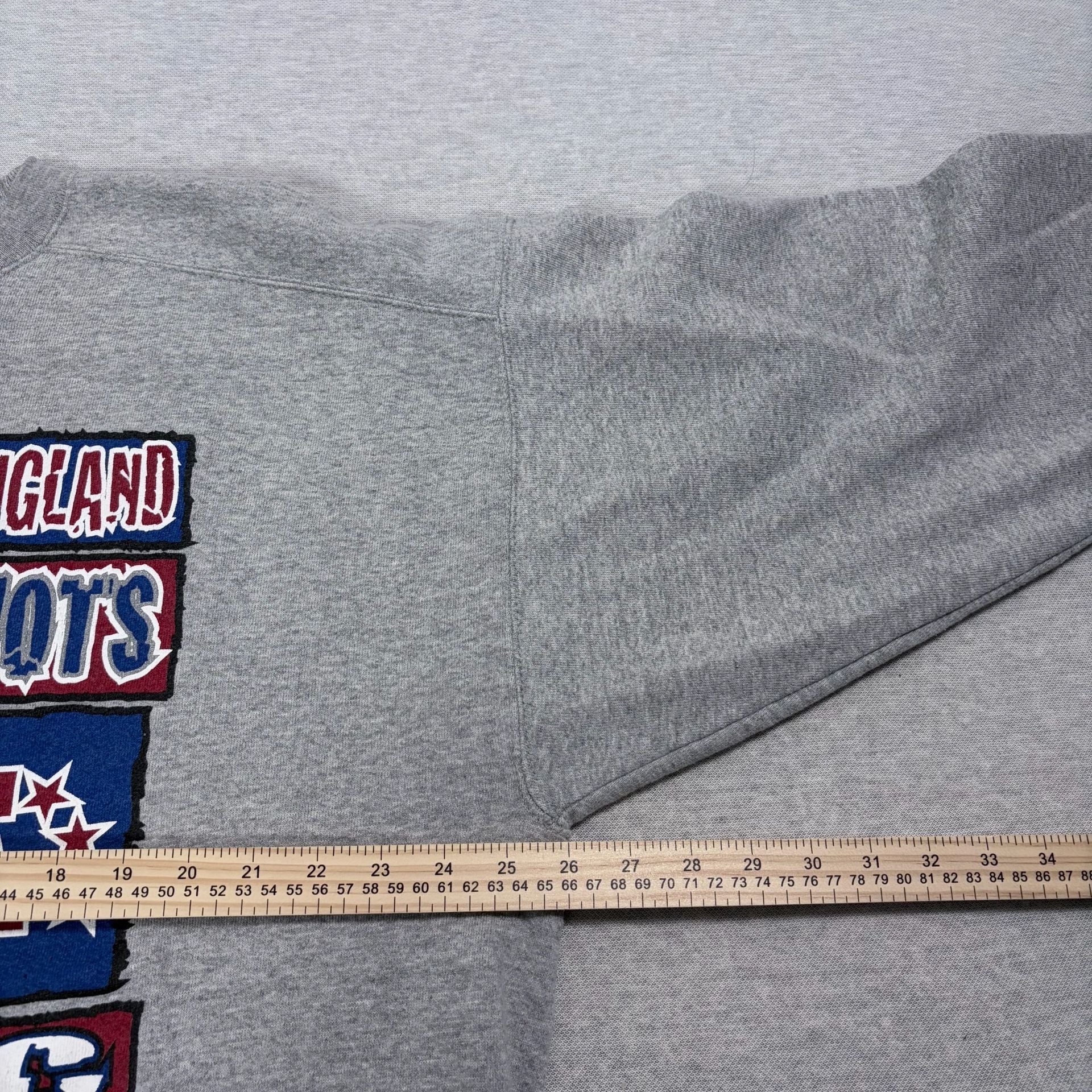 Galt Sand New England Patriots AFC Champions Sweatshirt Size XL Grey 1997 6