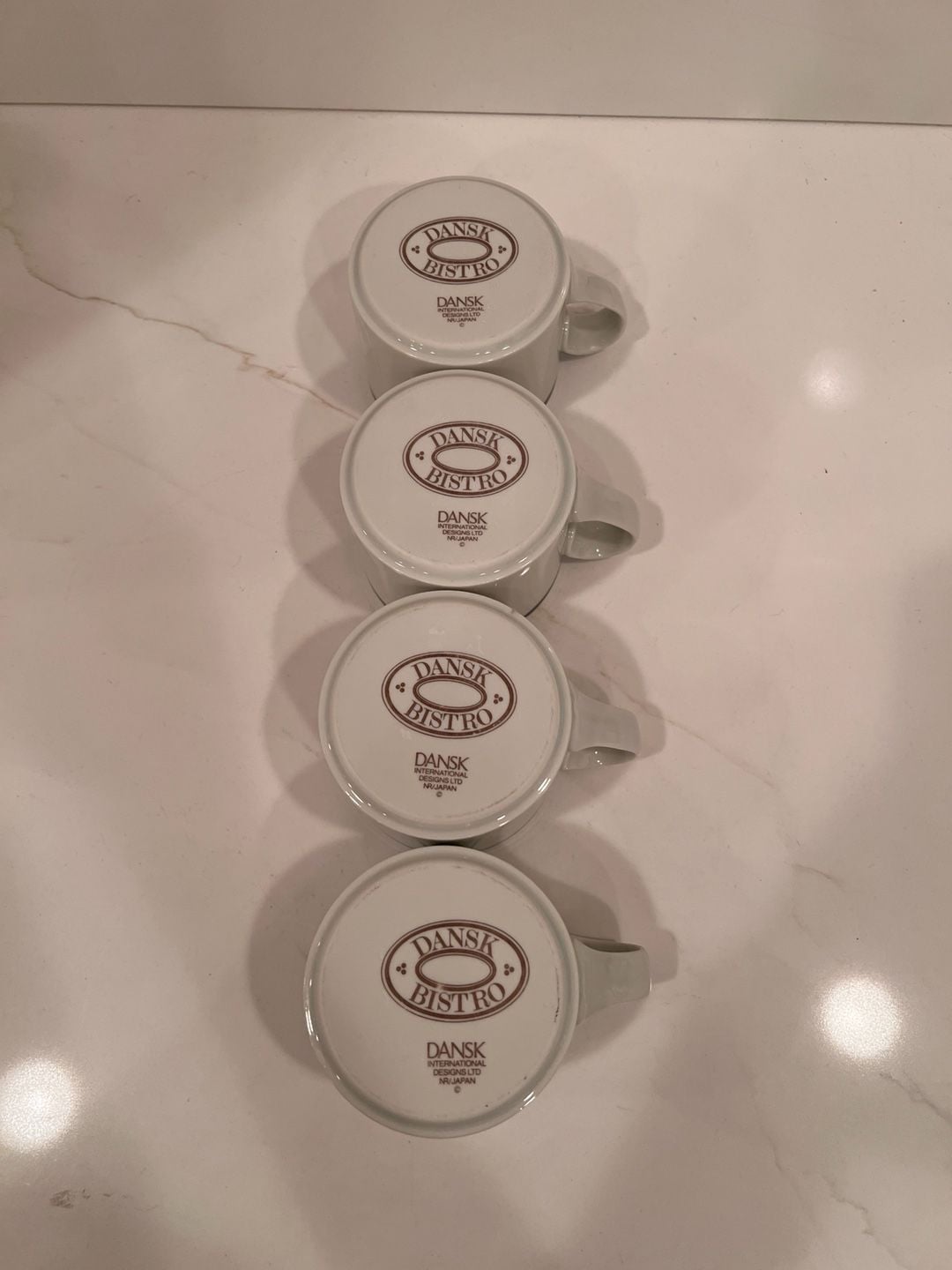 Dansk Christianshavn Blue Stripe Cup And Saucer Set 9