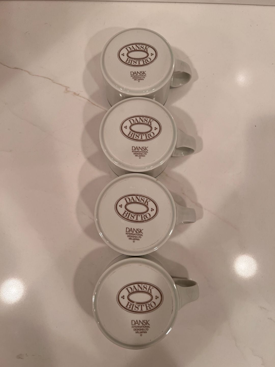 Dansk Christianshavn Blue Stripe Cup And Saucer Set 10