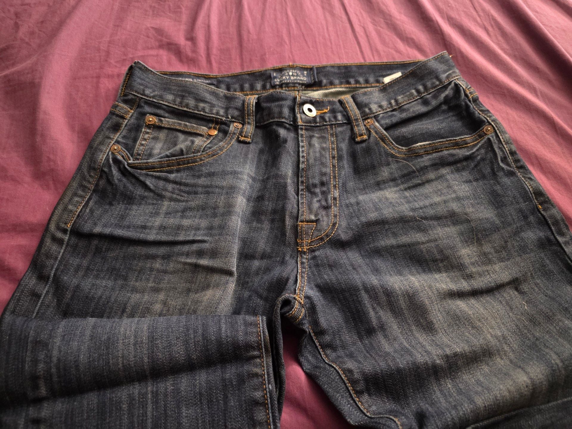 Lucky Brand Jeans Dark Wash Denim 2