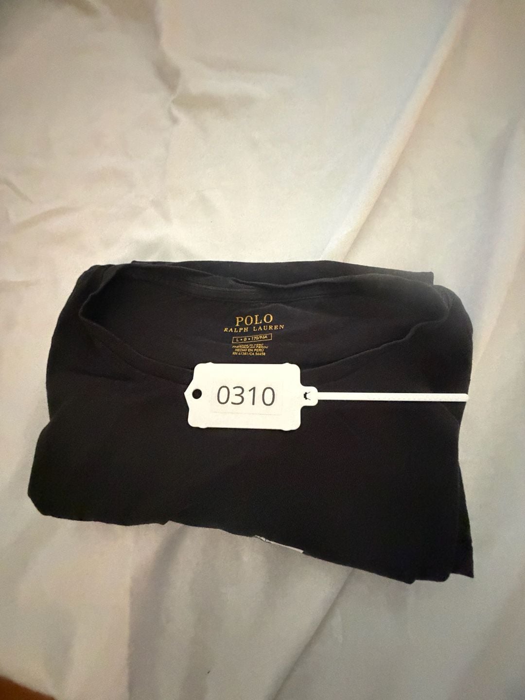 Polo Ralph Lauren Logo T-Shirt Size L Black 8