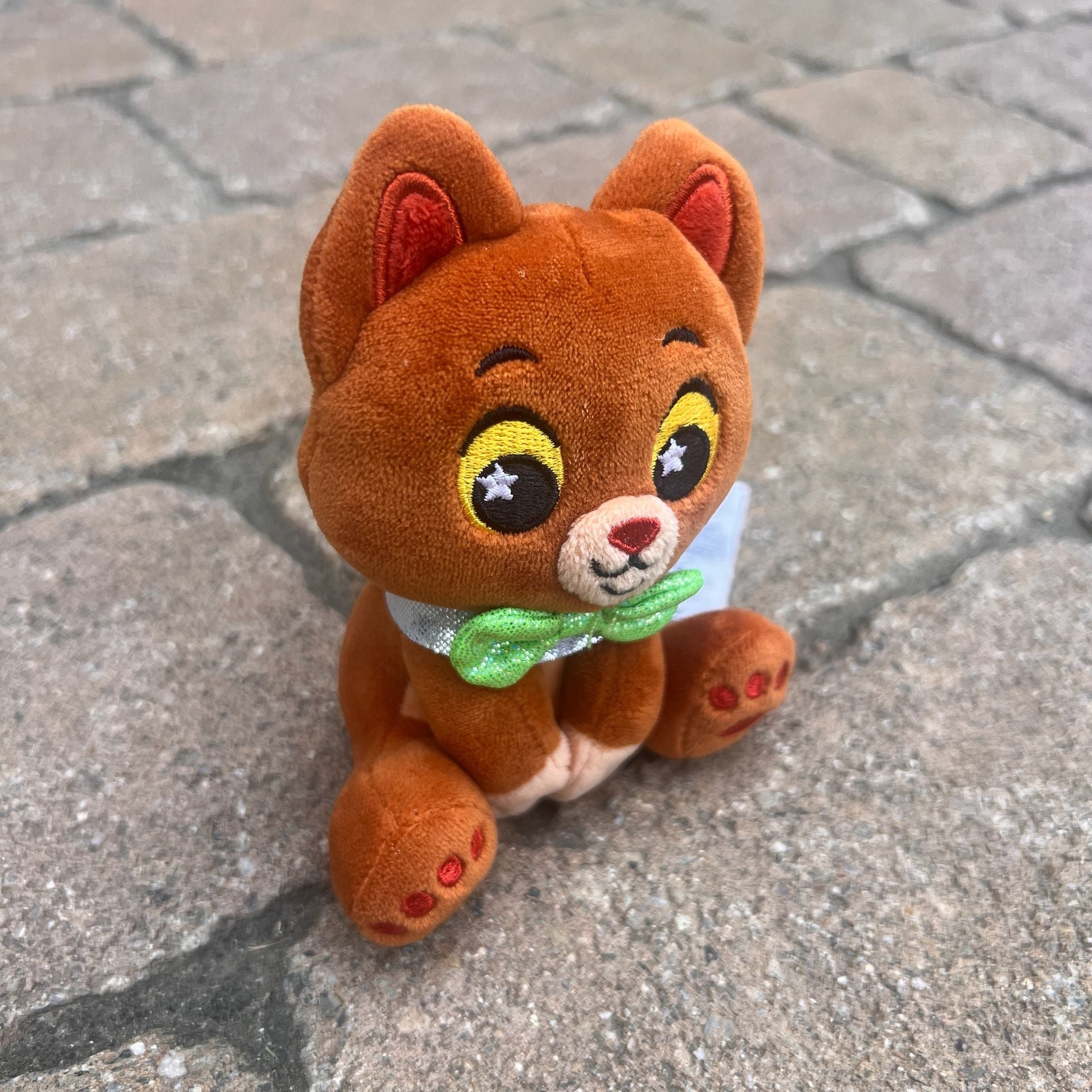 Disney Parks Aristocats Toulouse Shimmer Wishables Plush 3