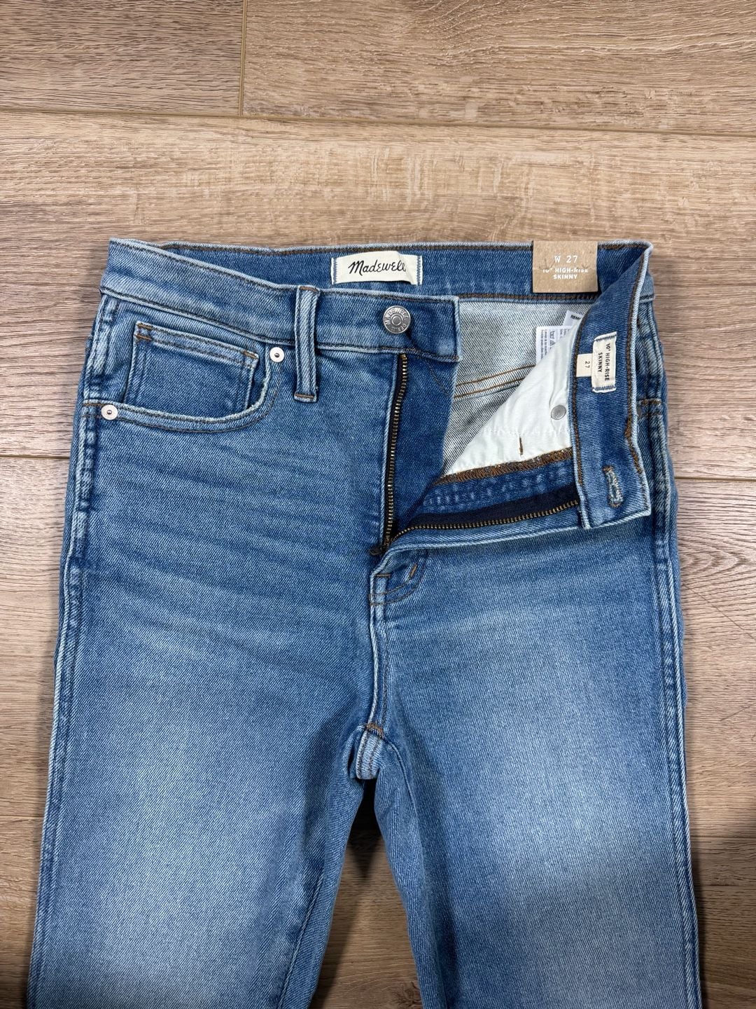 Madewell 10” High-Rise Skinny Jeans Women’s 27 Blue Denim 28” Inseam 5