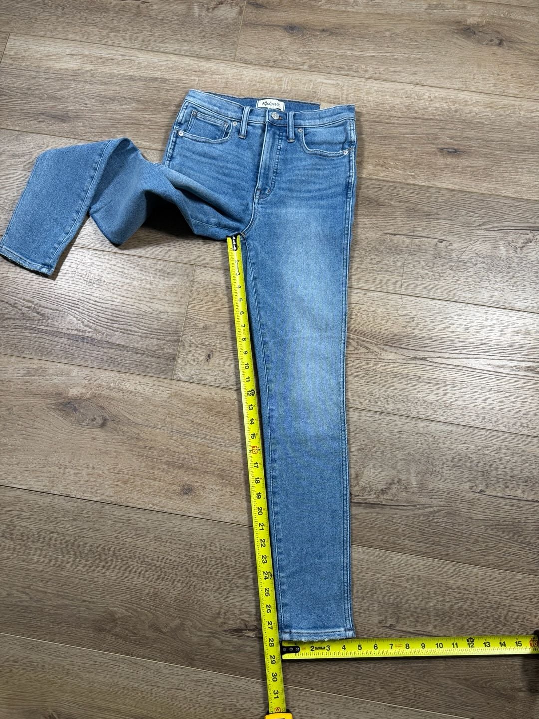 Madewell 10” High-Rise Skinny Jeans Women’s 27 Blue Denim 28” Inseam 9