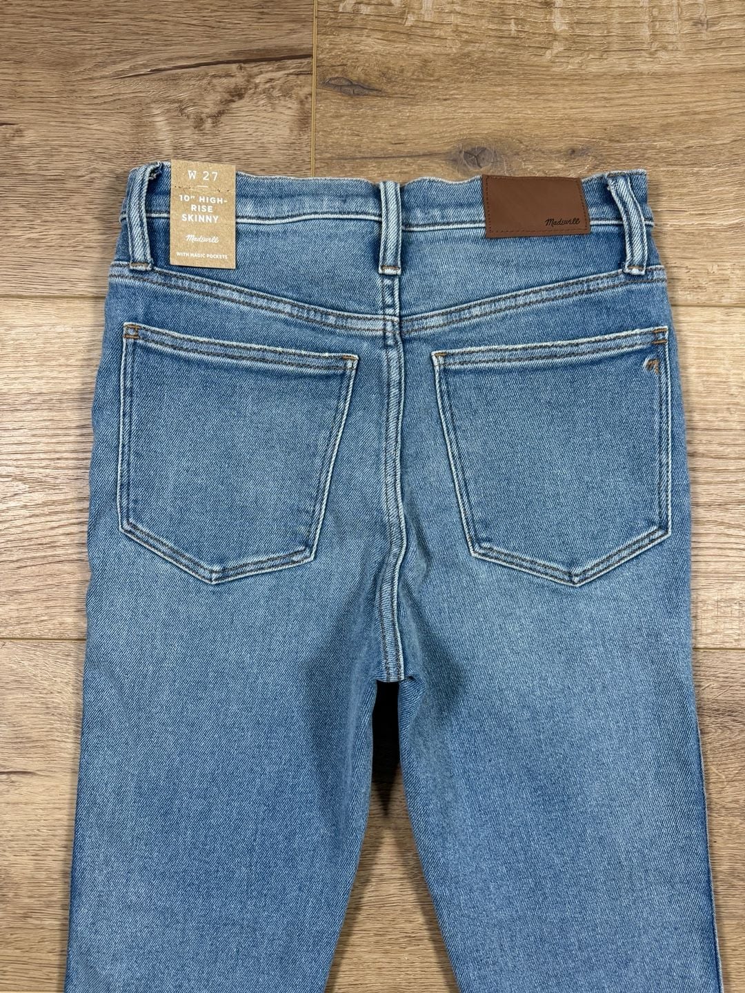 Madewell 10” High-Rise Skinny Jeans Women’s 27 Blue Denim 28” Inseam 12