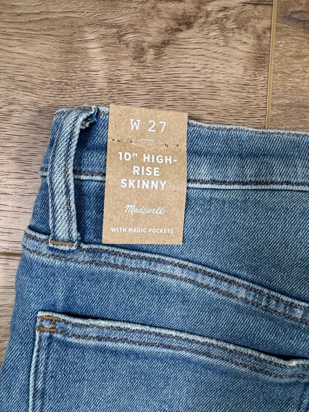 Madewell 10” High-Rise Skinny Jeans Women’s 27 Blue Denim 28” Inseam 14