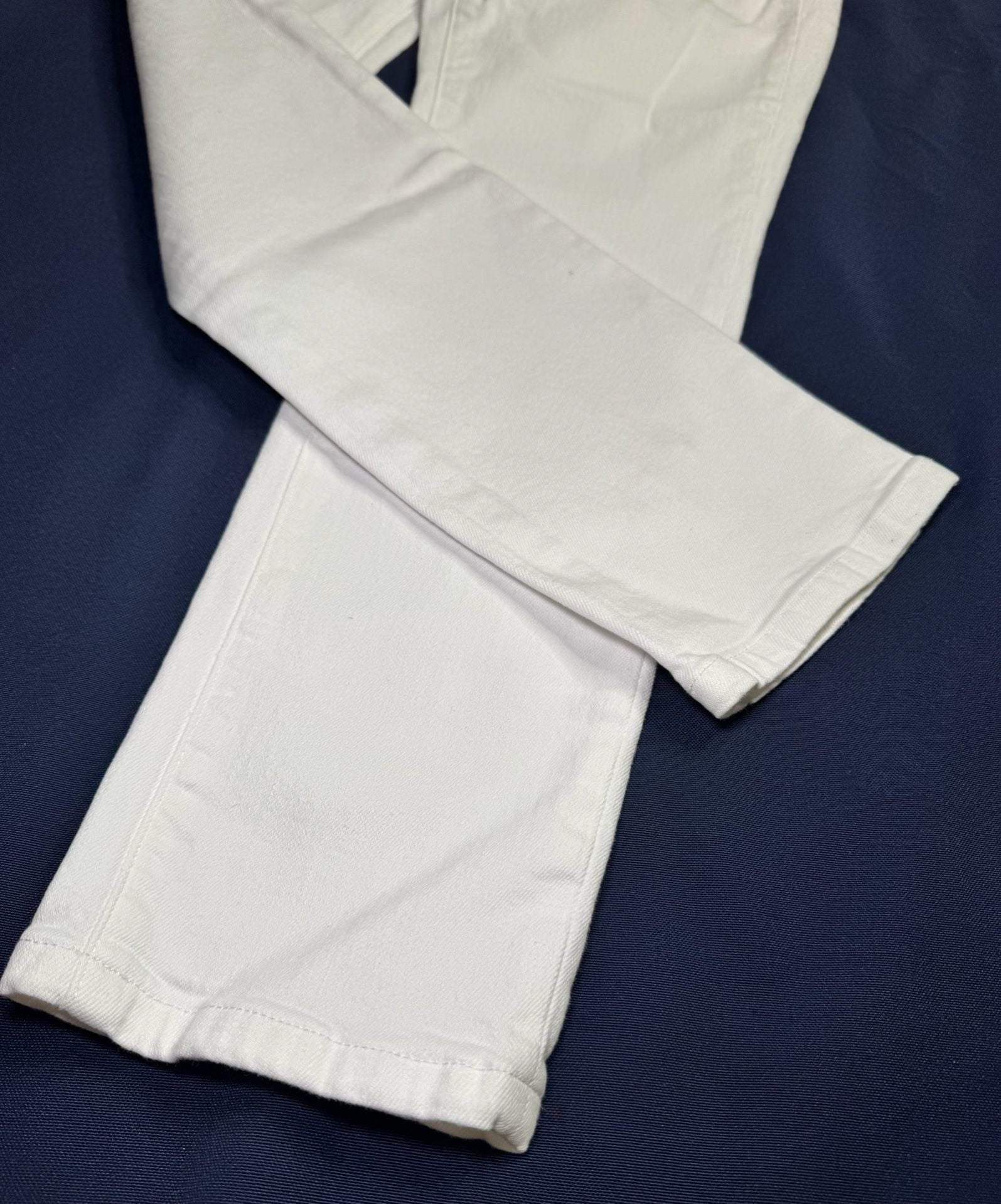 FRAME Le Garçon Blanc White Slim Boyfriend Straight Jeans 29 LGJ009 6