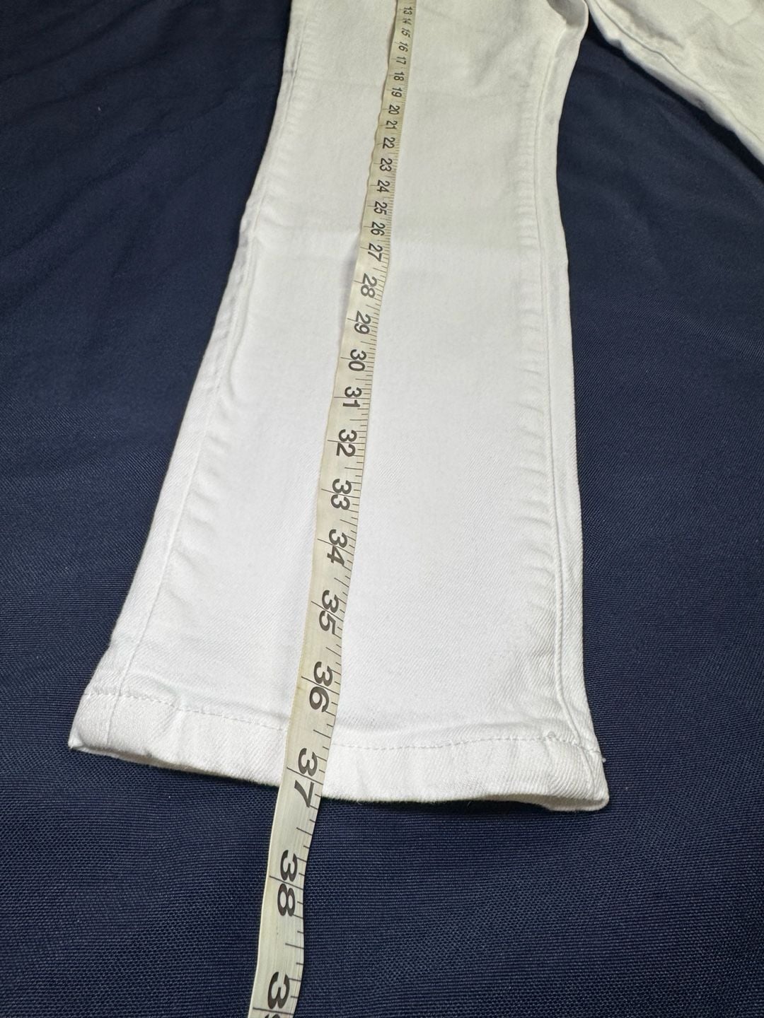 FRAME Le Garçon Blanc White Slim Boyfriend Straight Jeans 29 LGJ009 8