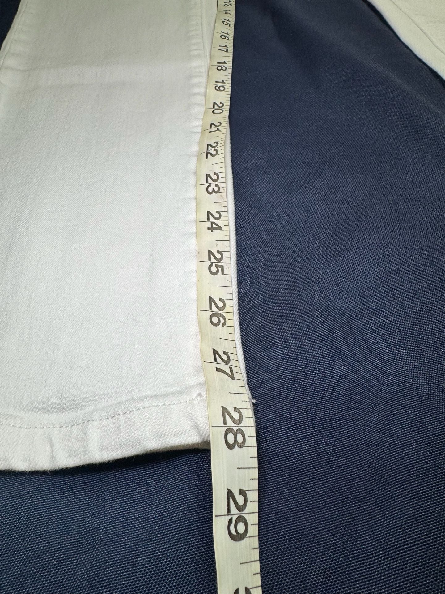 FRAME Le Garçon Blanc White Slim Boyfriend Straight Jeans 29 LGJ009 9