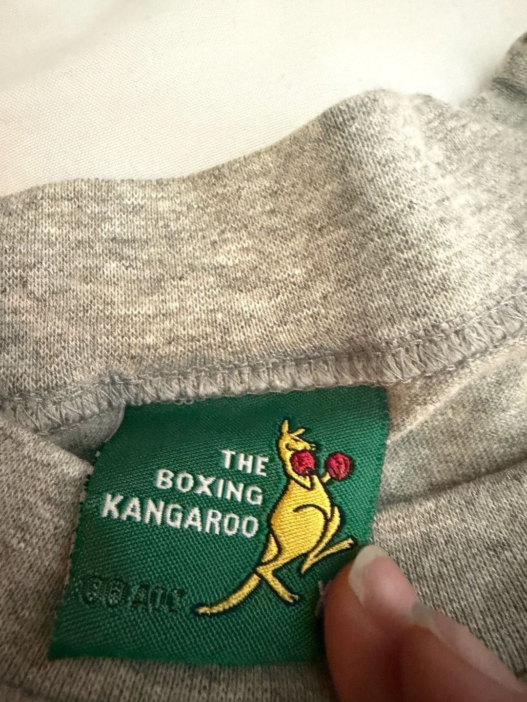 The Boxing Kangaroo Graphic T-Shirt Gray Australia Cotton 4