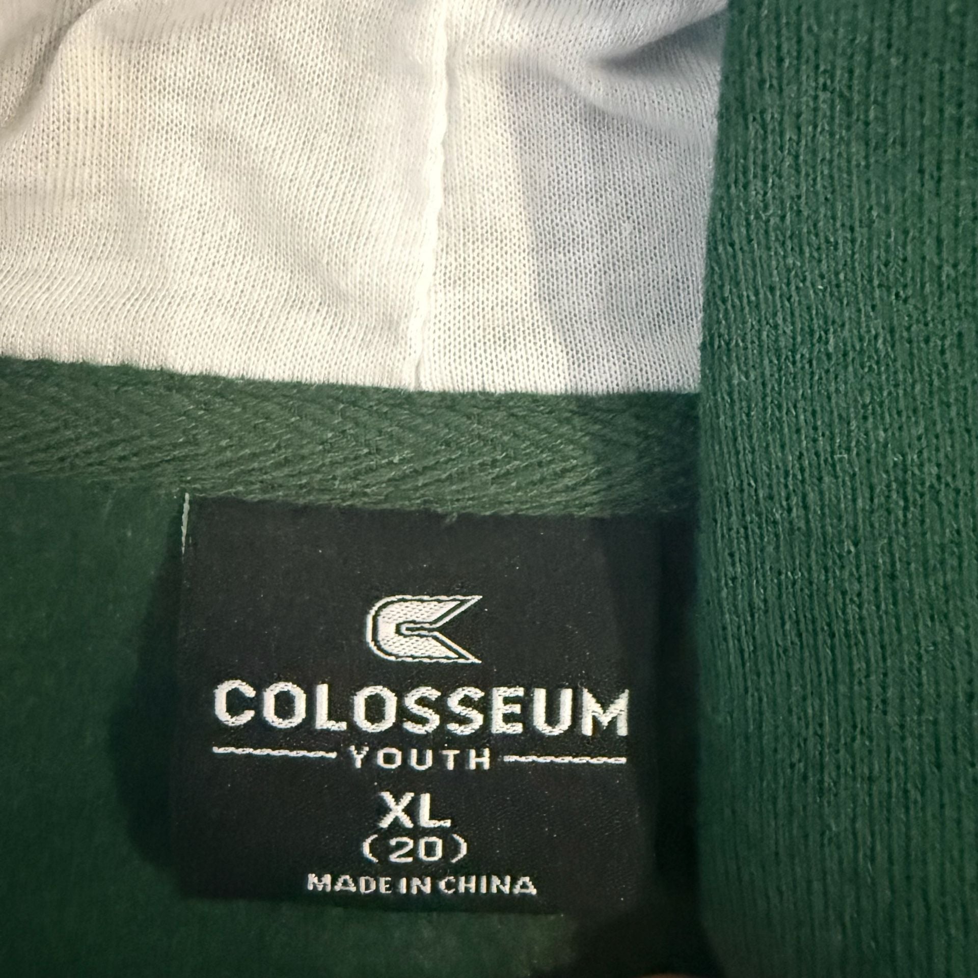 Colosseum Michigan State Spartans Hoodie Youth Size XL Green Pullover 3