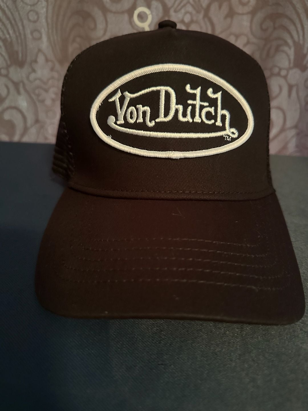 Von Dutch Trucker Hat Black Mesh Snapback 2
