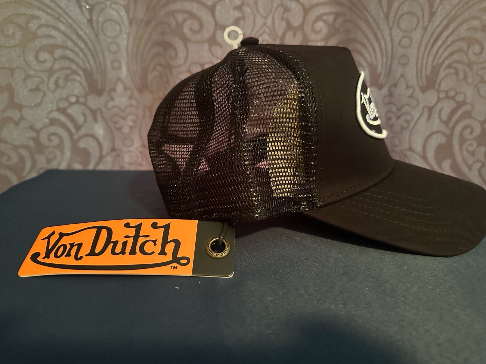 Von Dutch Trucker Hat Black Mesh Snapback 3