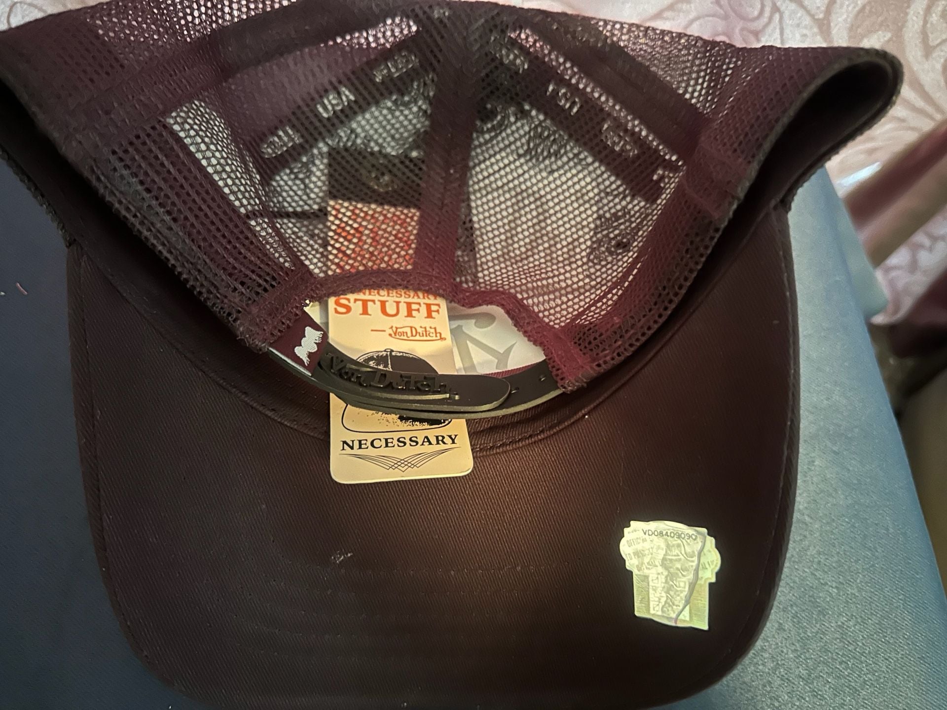 Von Dutch Trucker Hat Black Mesh Snapback 5