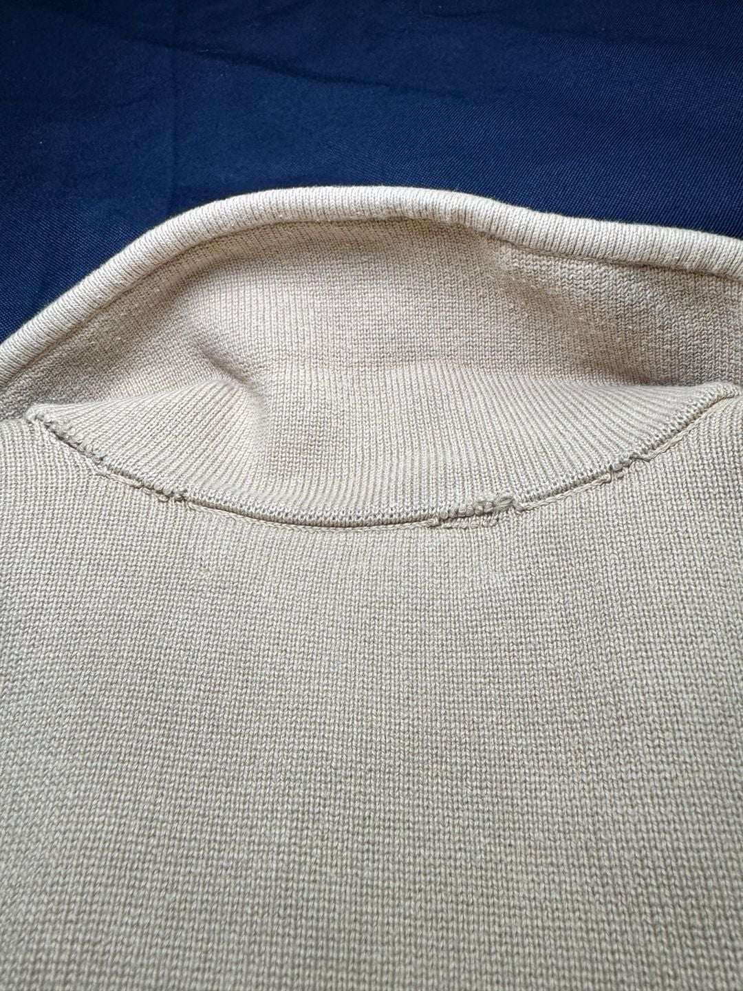 Lauren Ralph Lauren Camel Knit Blazer S Cotton Sweater Jacket Preppy 9