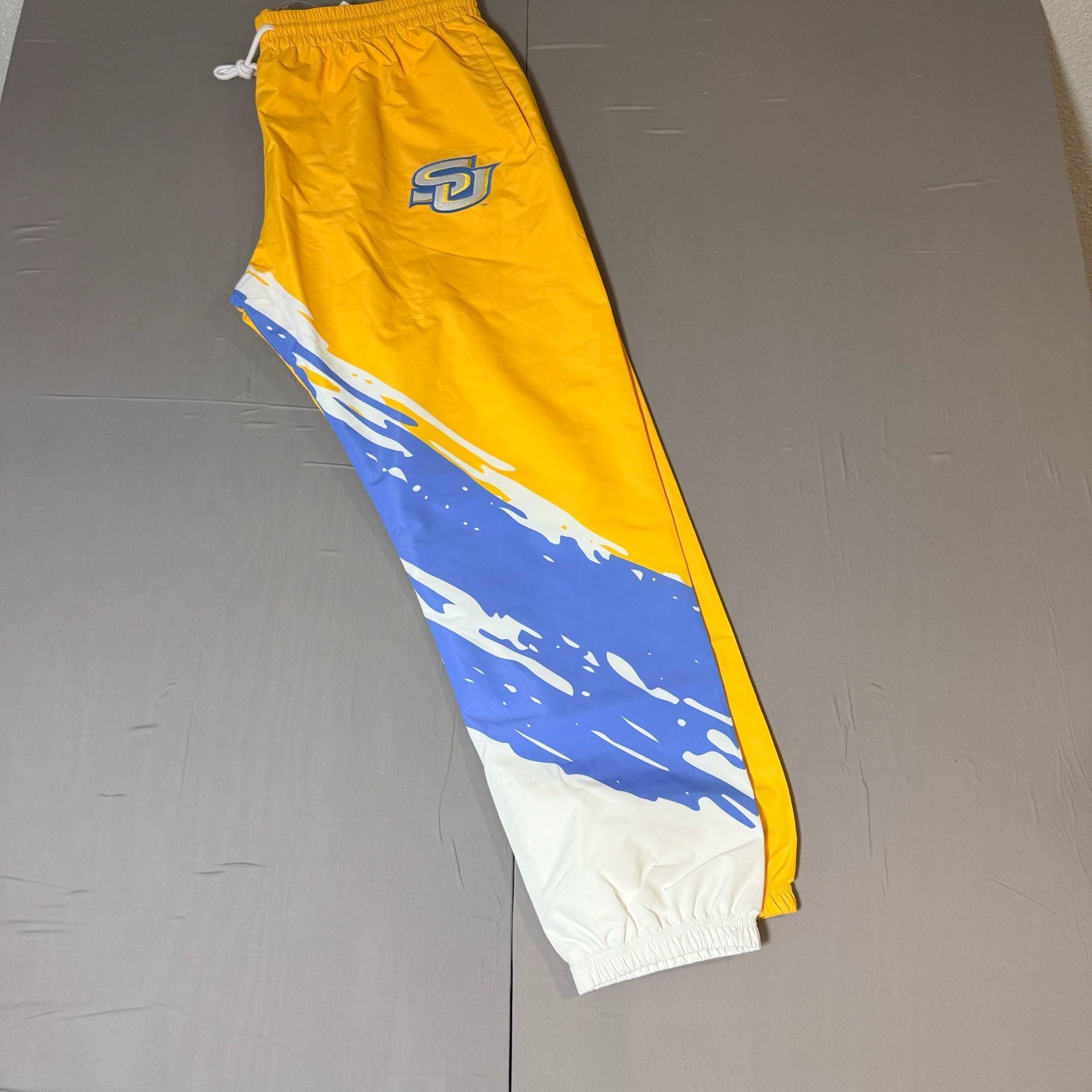 Mitchell & Ness NCAA Paintbrush Warmup Pant Size 2X-Large Southern University 2