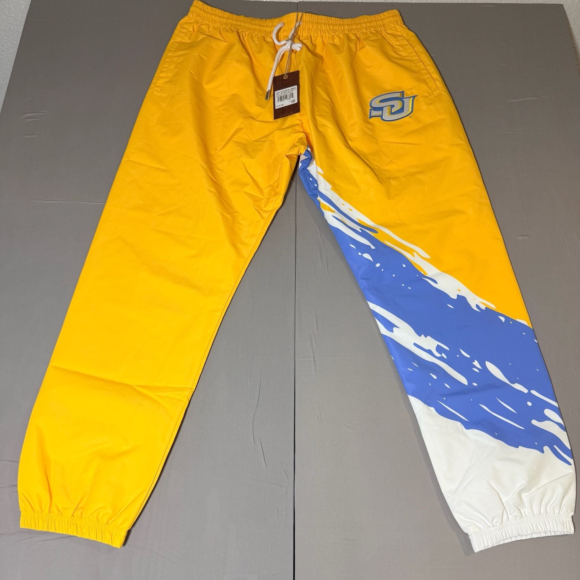Mitchell & Ness NCAA Paintbrush Warmup Pant Size 2X-Large Southern University 5