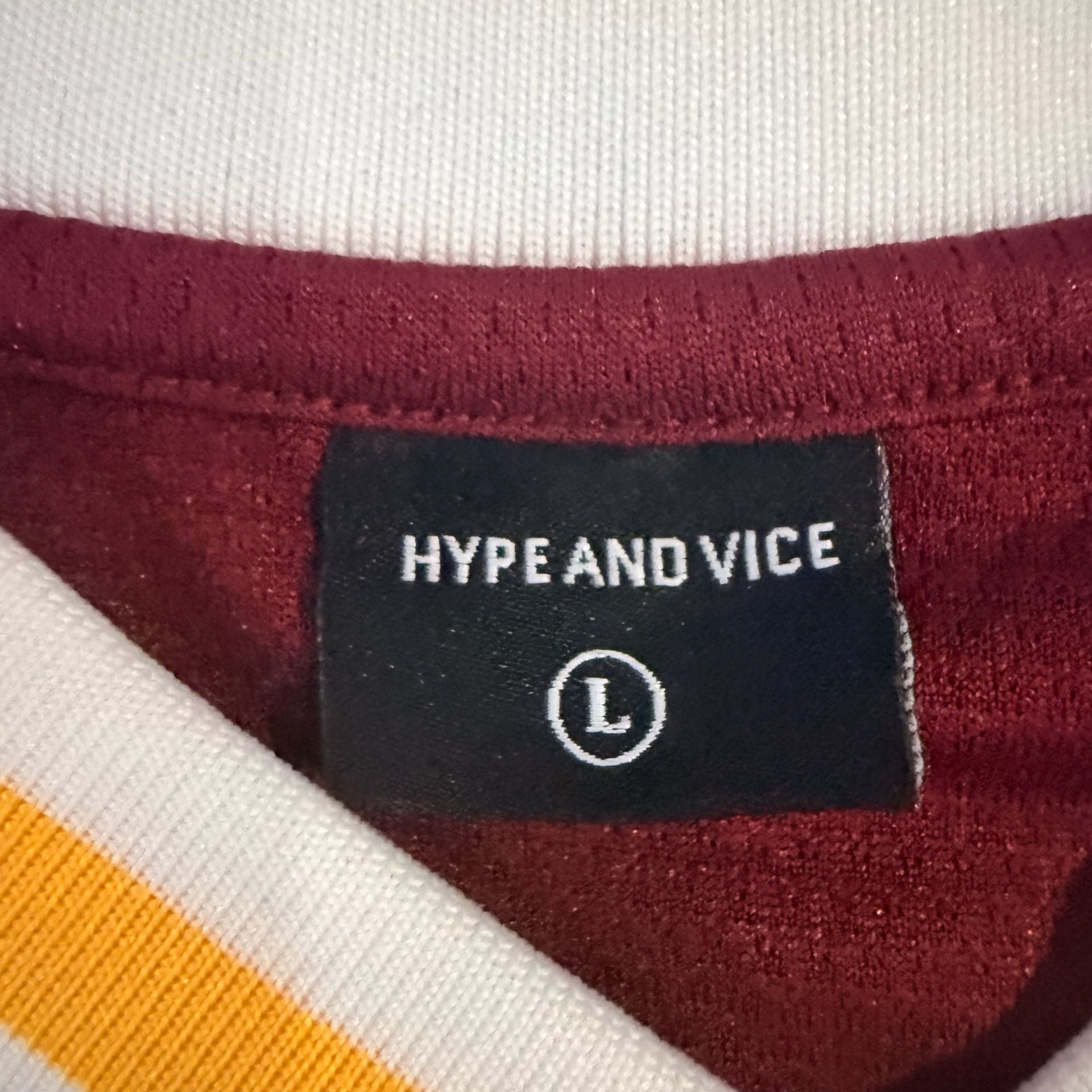 Hype and Vice Arizona State Football Jersey Size L Maroon Crop Top 4