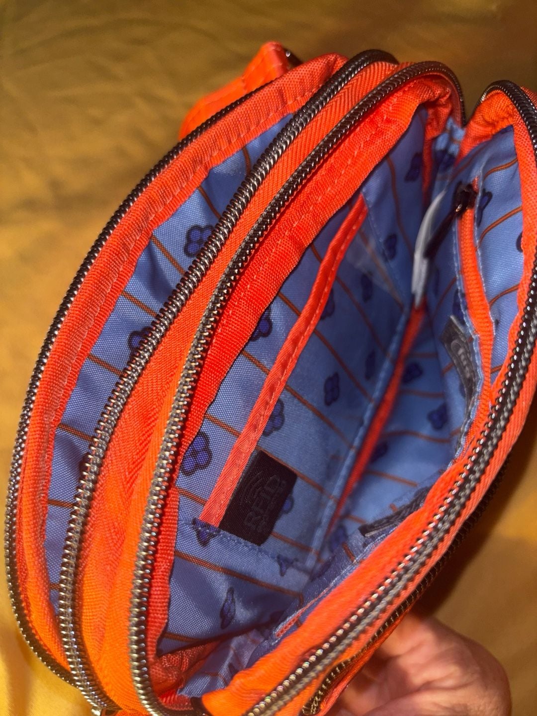 Lug Super Coupe Convertible Crossbody Bag Papaya Quilted RFID 7