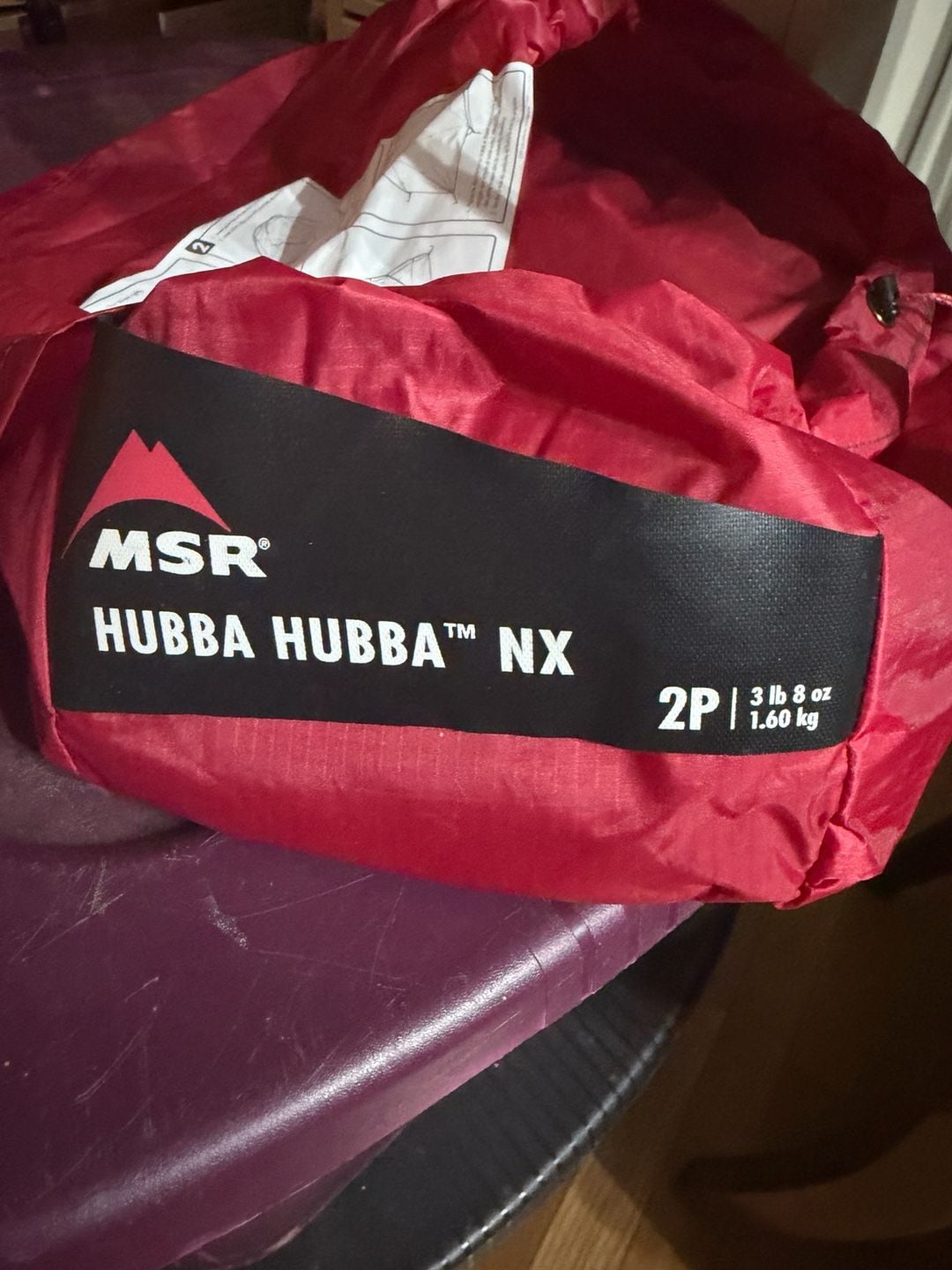 MSR Hubba Hubba NX Tent Size 2P Red 1