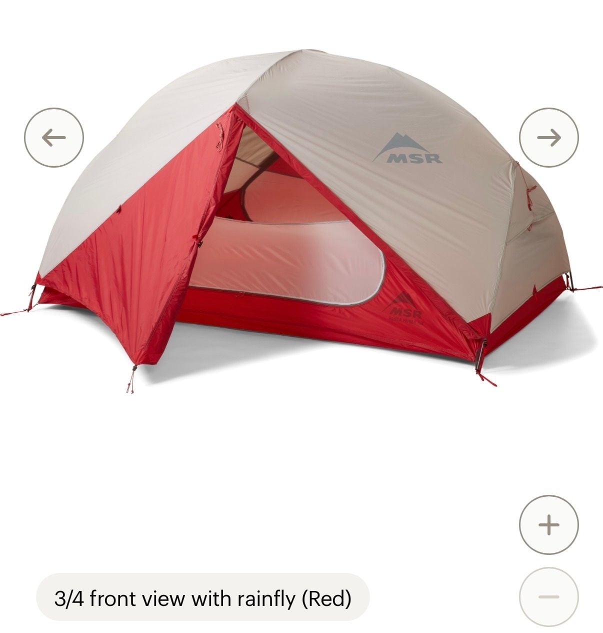 MSR Hubba Hubba NX Tent Size 2P Red 2