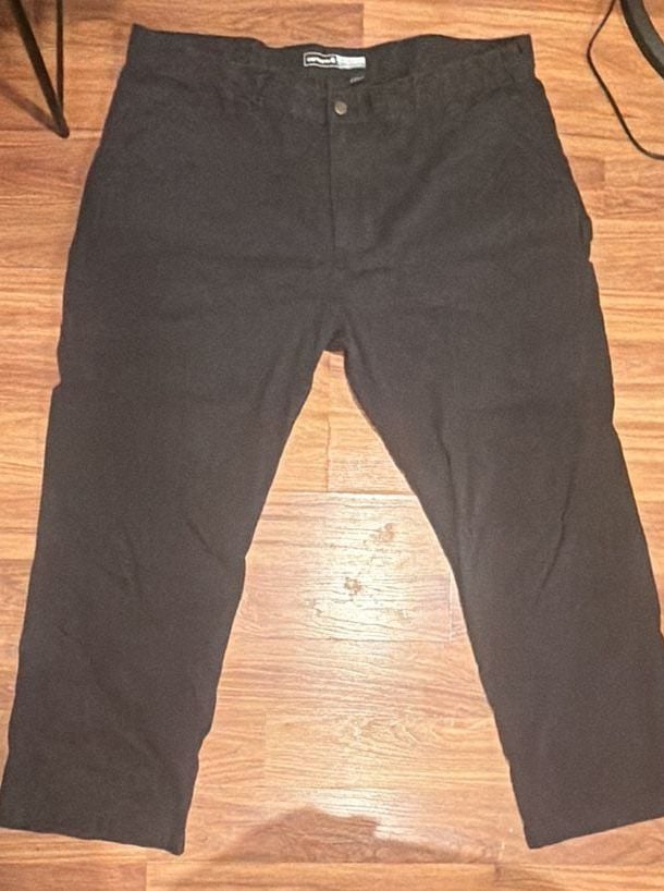 Carhartt Relaxed Fit Work Pants Size 46x30 Black Utility Carpenter Dungarees 5