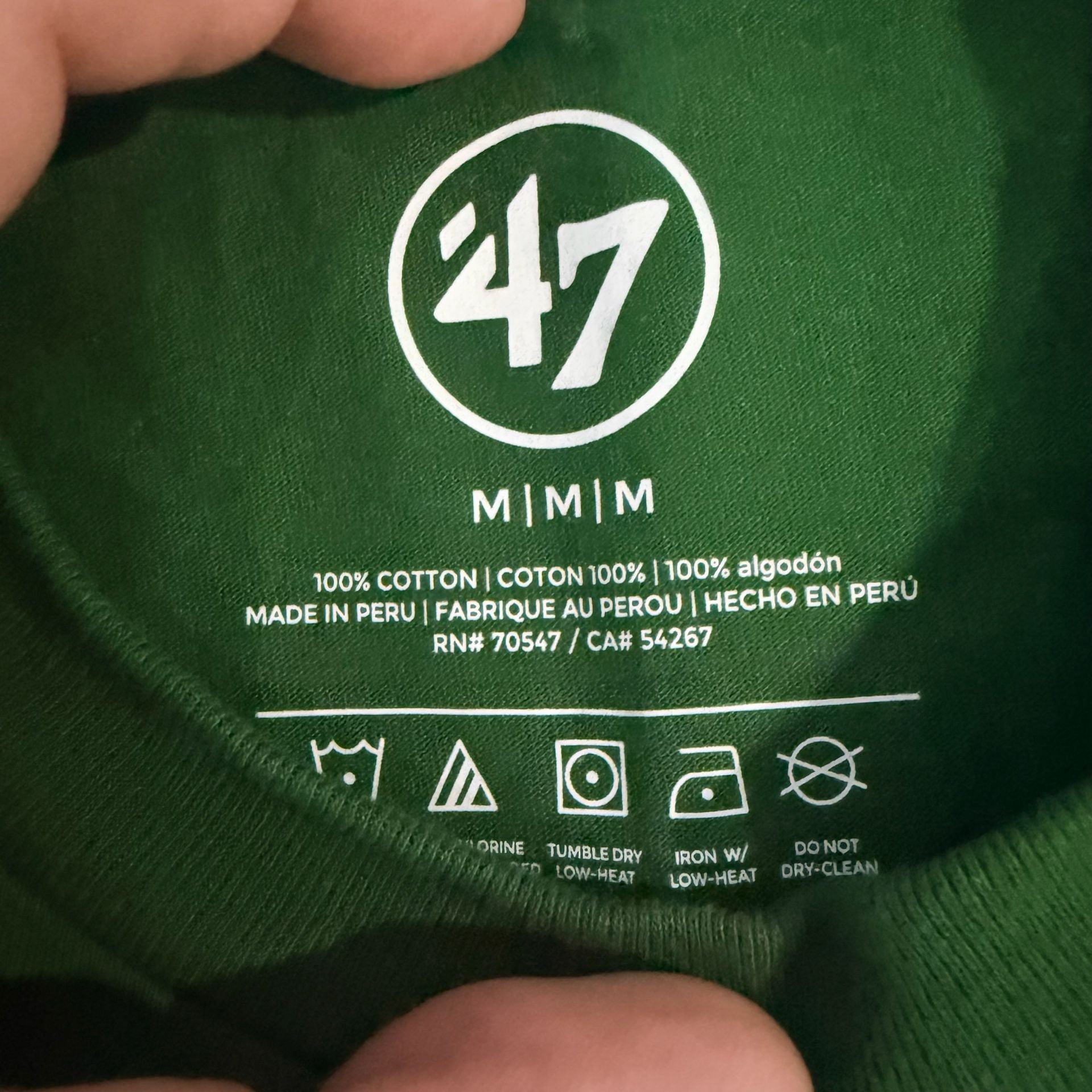 '47 New York Jets T-Shirt Size M Green Football NFL 5