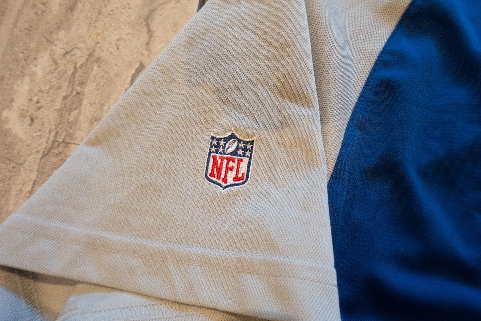 Reebok New York Giants Polo Size XL Blue Gray NFL Golf Shirt 6