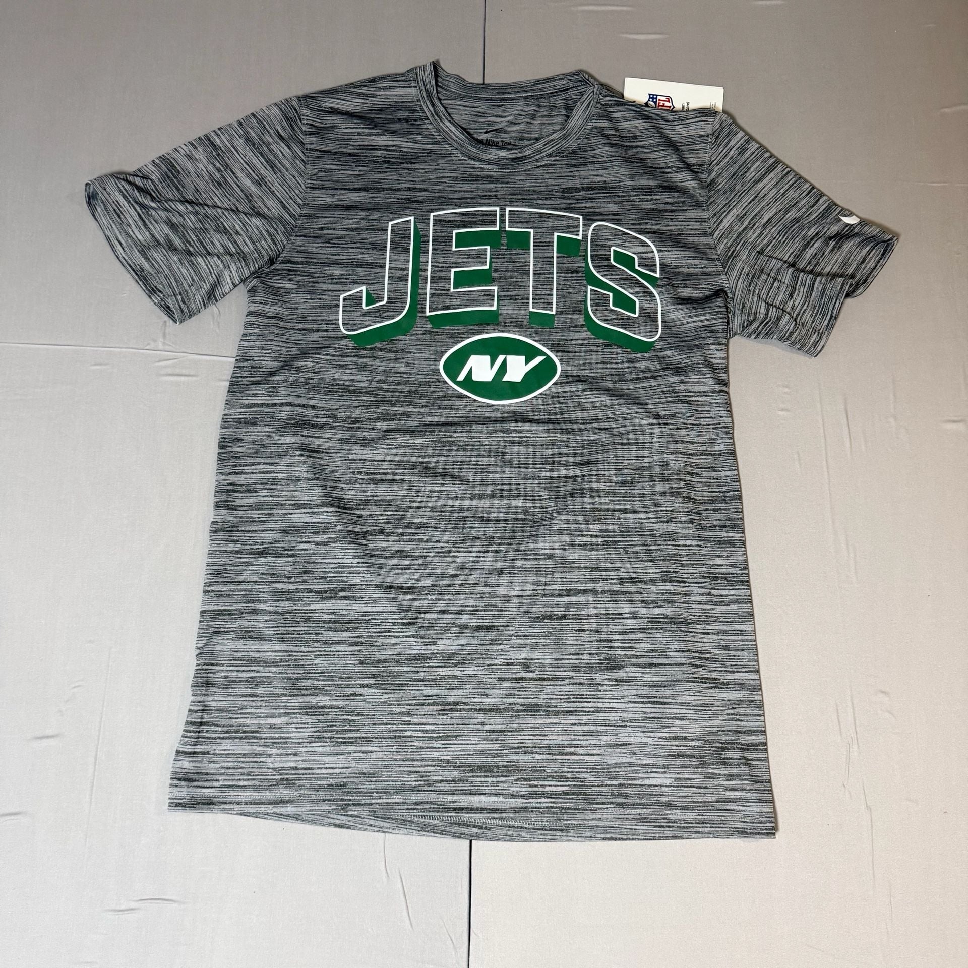 Nike New York Jets Dri-Fit T-Shirt Size S Gray Football NFL 2