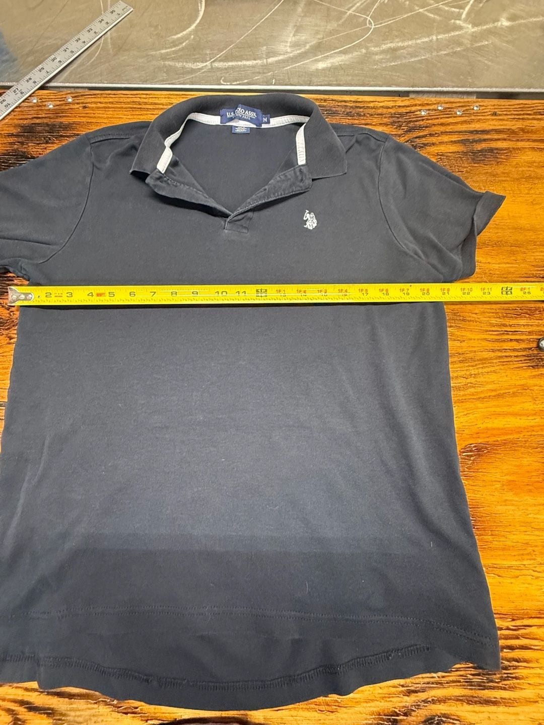 U.S. Polo Assn. Luxury Feel Polo Shirt Size M Black Cotton 7