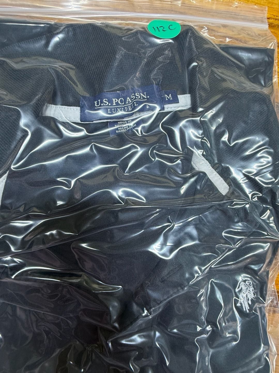 U.S. Polo Assn. Luxury Feel Polo Shirt Size M Black Cotton 8