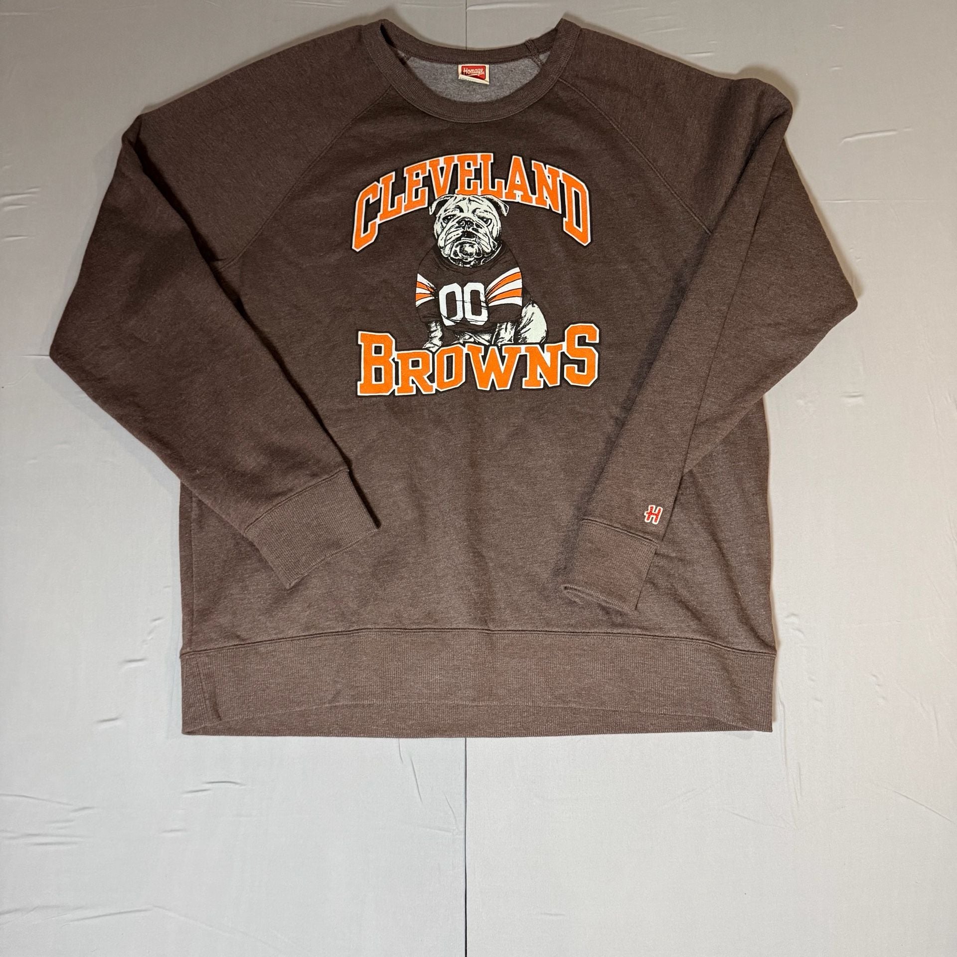 Homage Cleveland Browns Dawg Pound Sweatshirt Size XXL 2