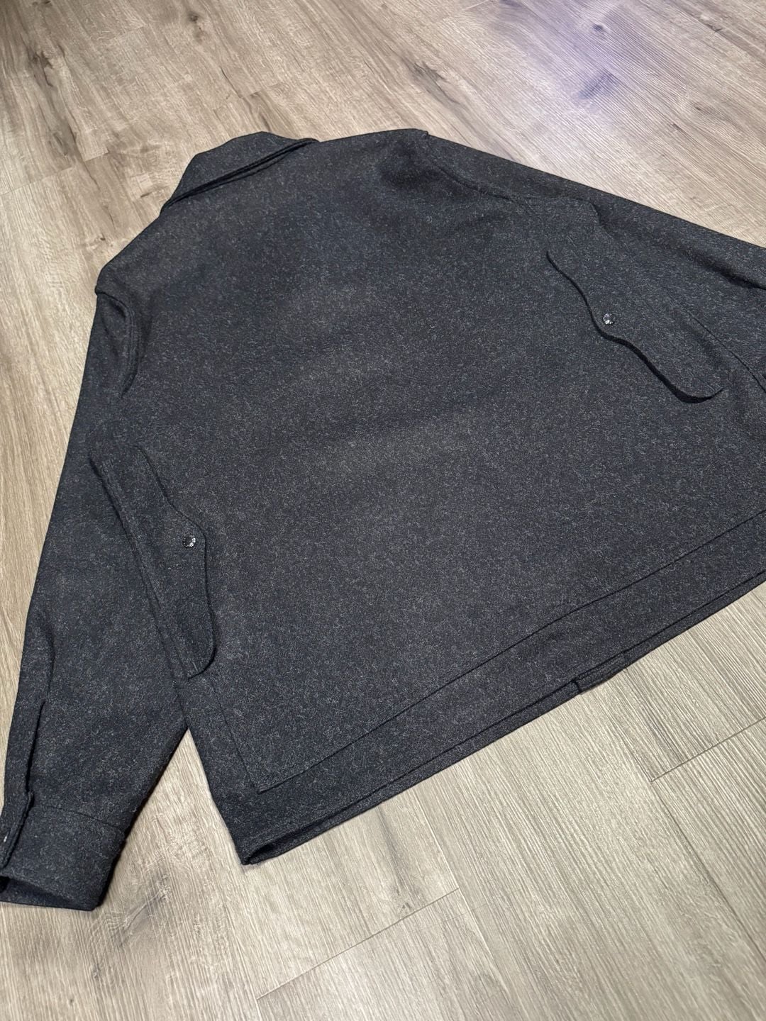 Filson Mackinaw Wool Cruiser Jacket Charcoal Gray Made in USA
 9