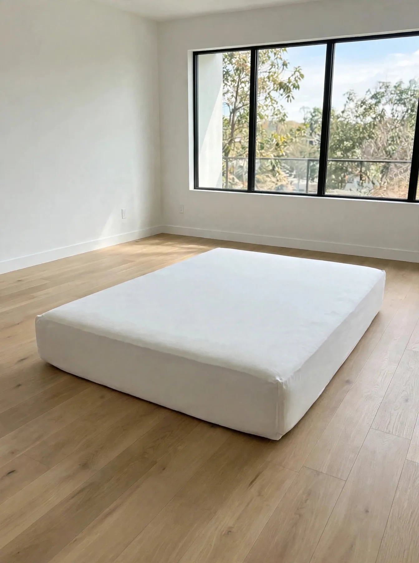 Gel Memory Foam Mattress White 1
