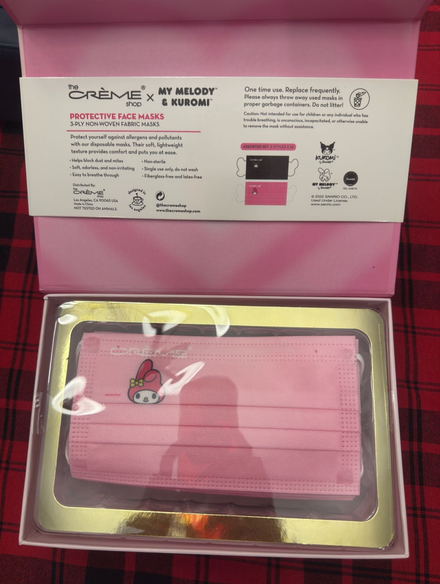 The Crème Shop x My Melody & Kuromi Protective Face 2