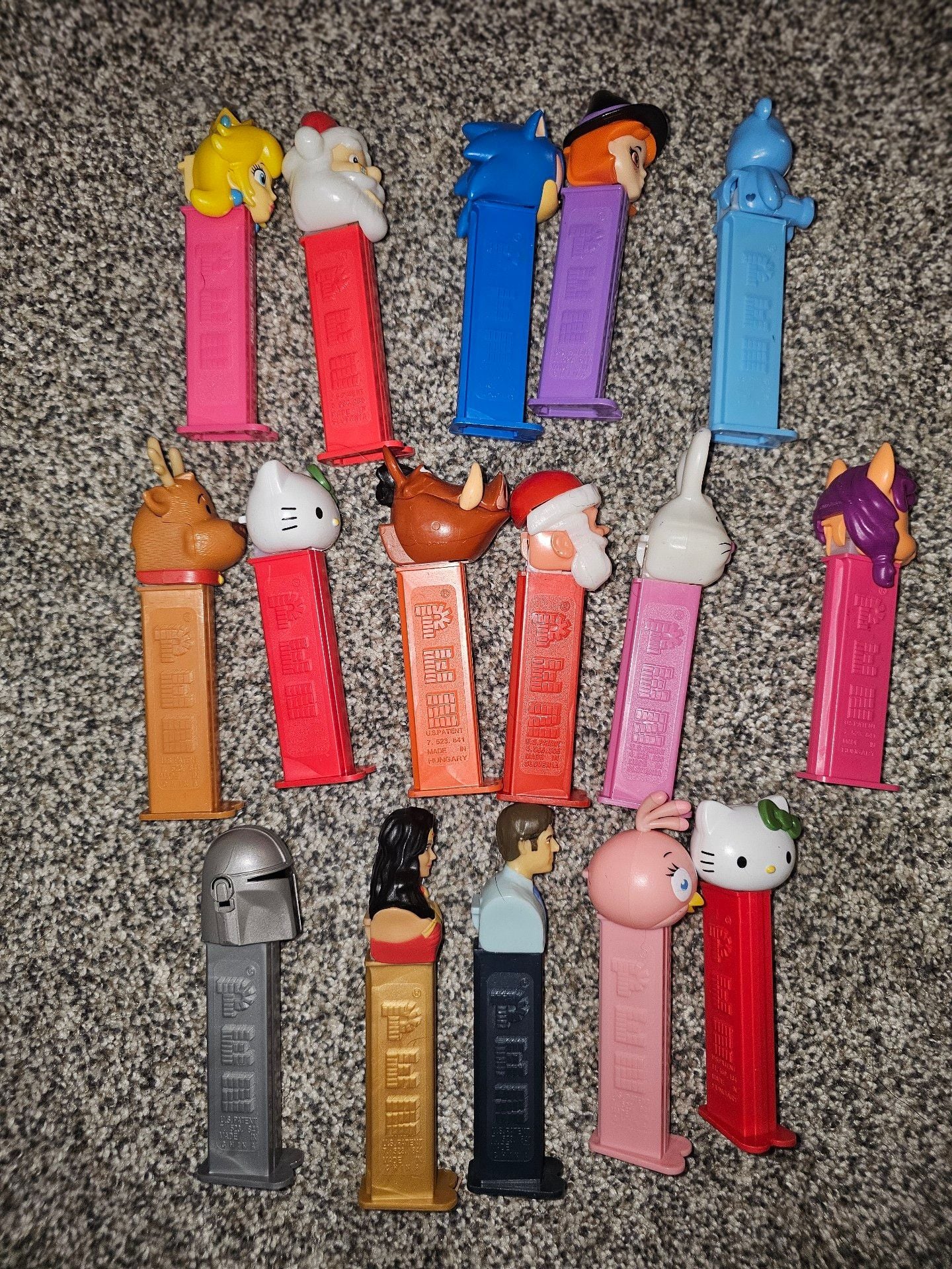 Pez Candy Dispenser Lot Of 16 Assorted Characters 2