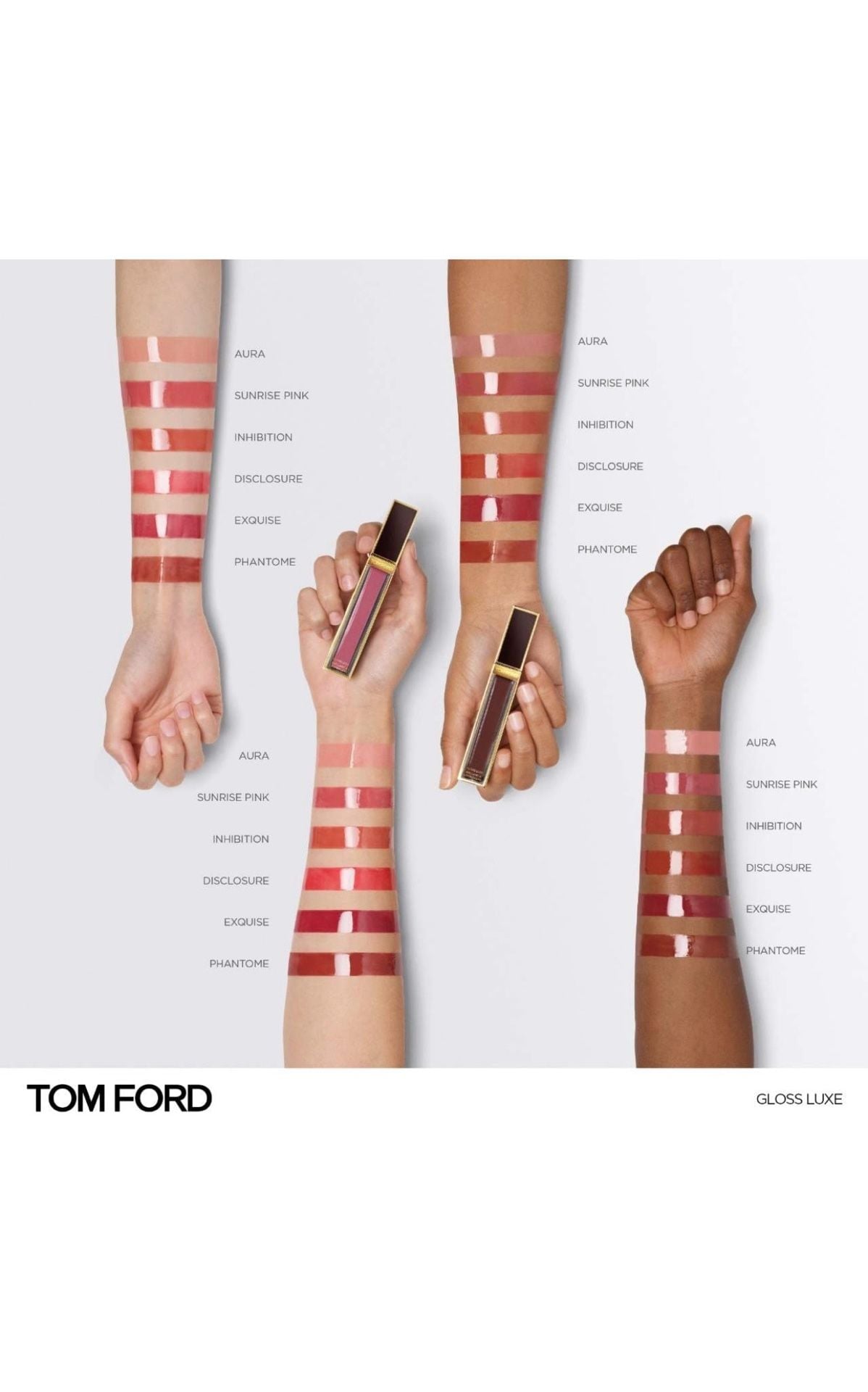 Tom Ford Gloss Luxe Lip Gloss in Shade 04 Exquise 5.5ml. MSRP $62!  7