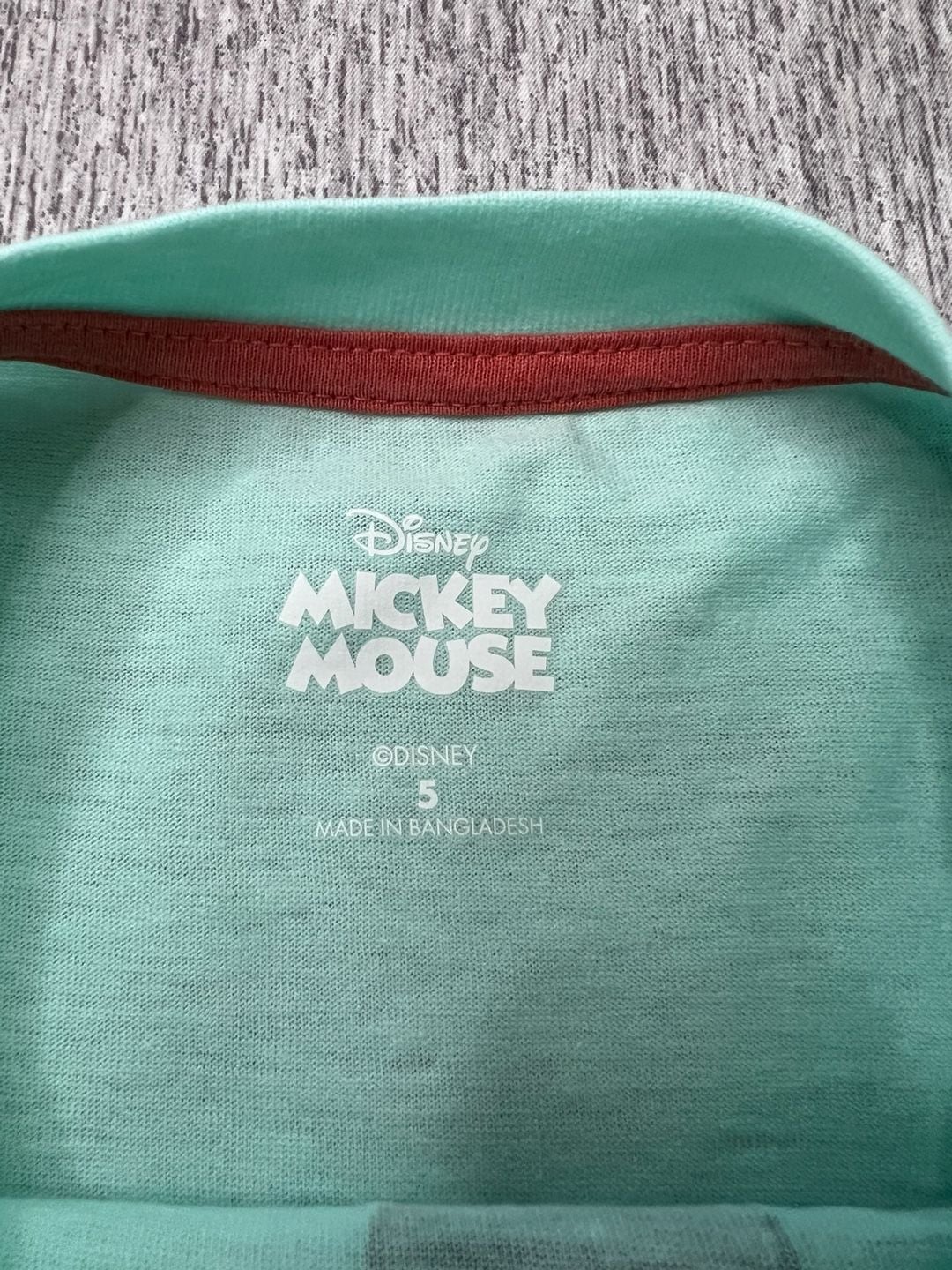 Disney Mickey Mouse Kids 2-Piece Denim Jacket & T-Shirt Set Size 5 NWT. 5