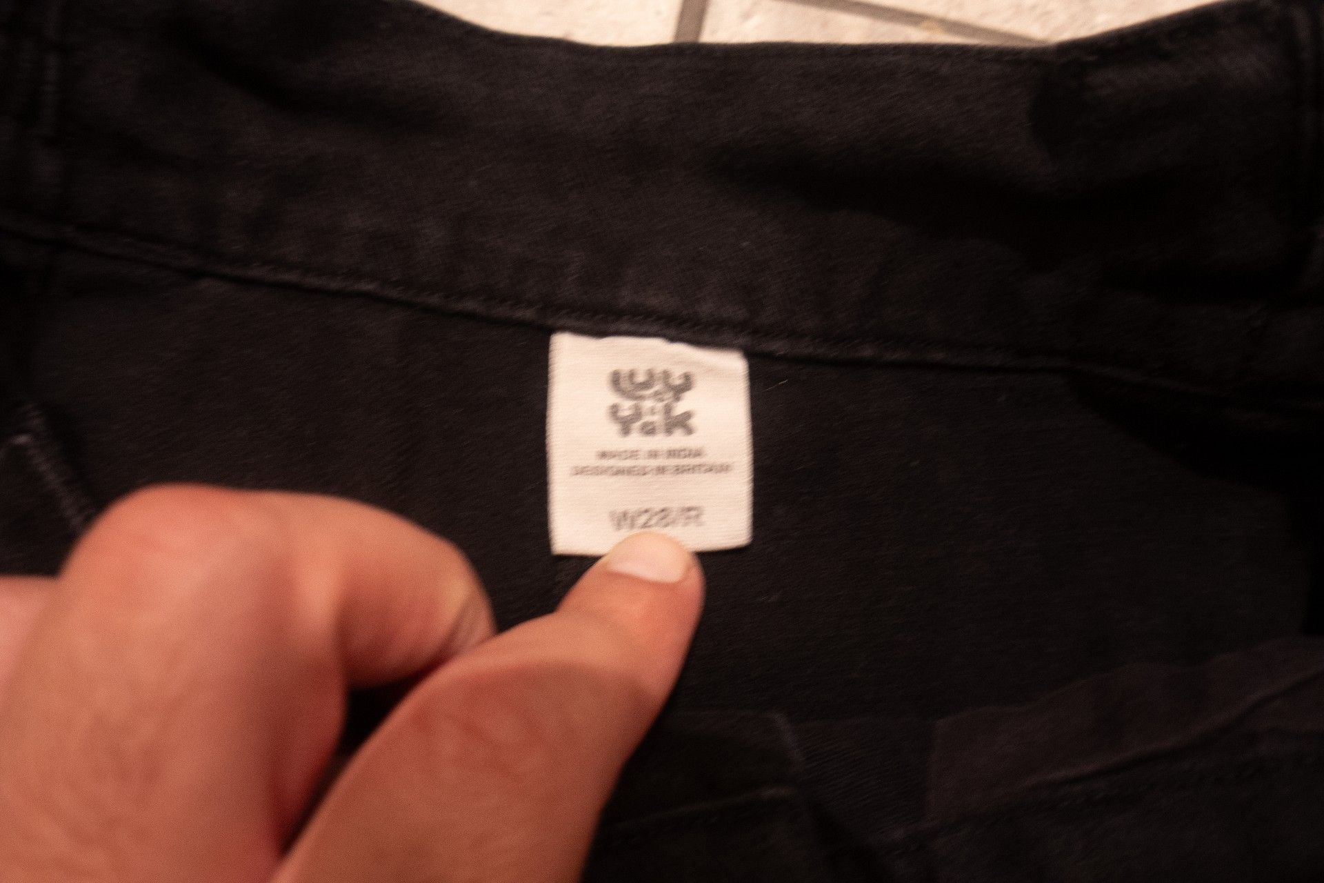 Lucy And Yak Trousers Size W28/R Black Pleated Pants 3
