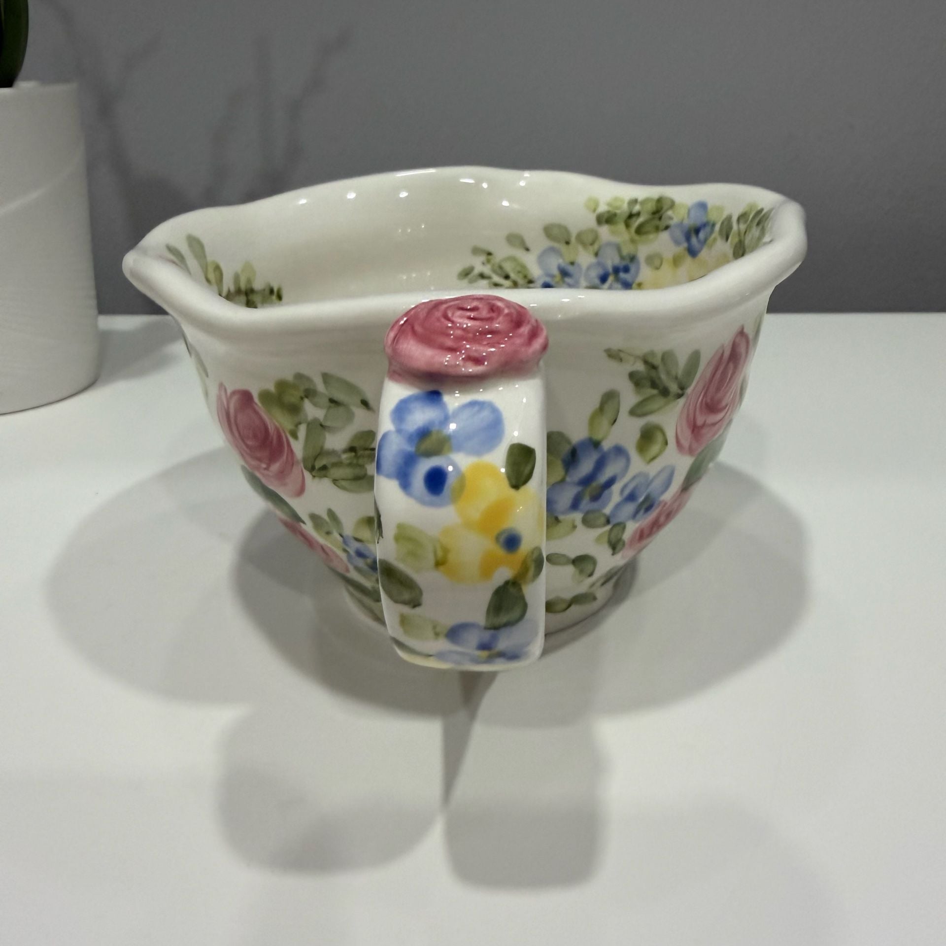 Tabletops Unlimited English Garden By Don Swanson Floral Soup Mug 4