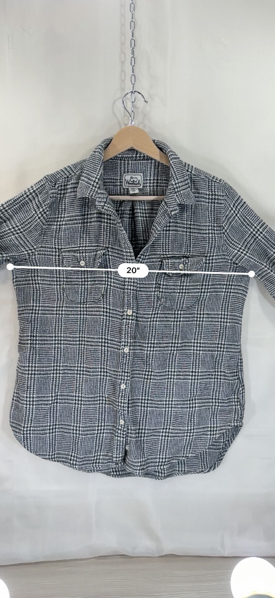 Woolrich Plaid Long Sleeve Button Down Shirt Size L 6
